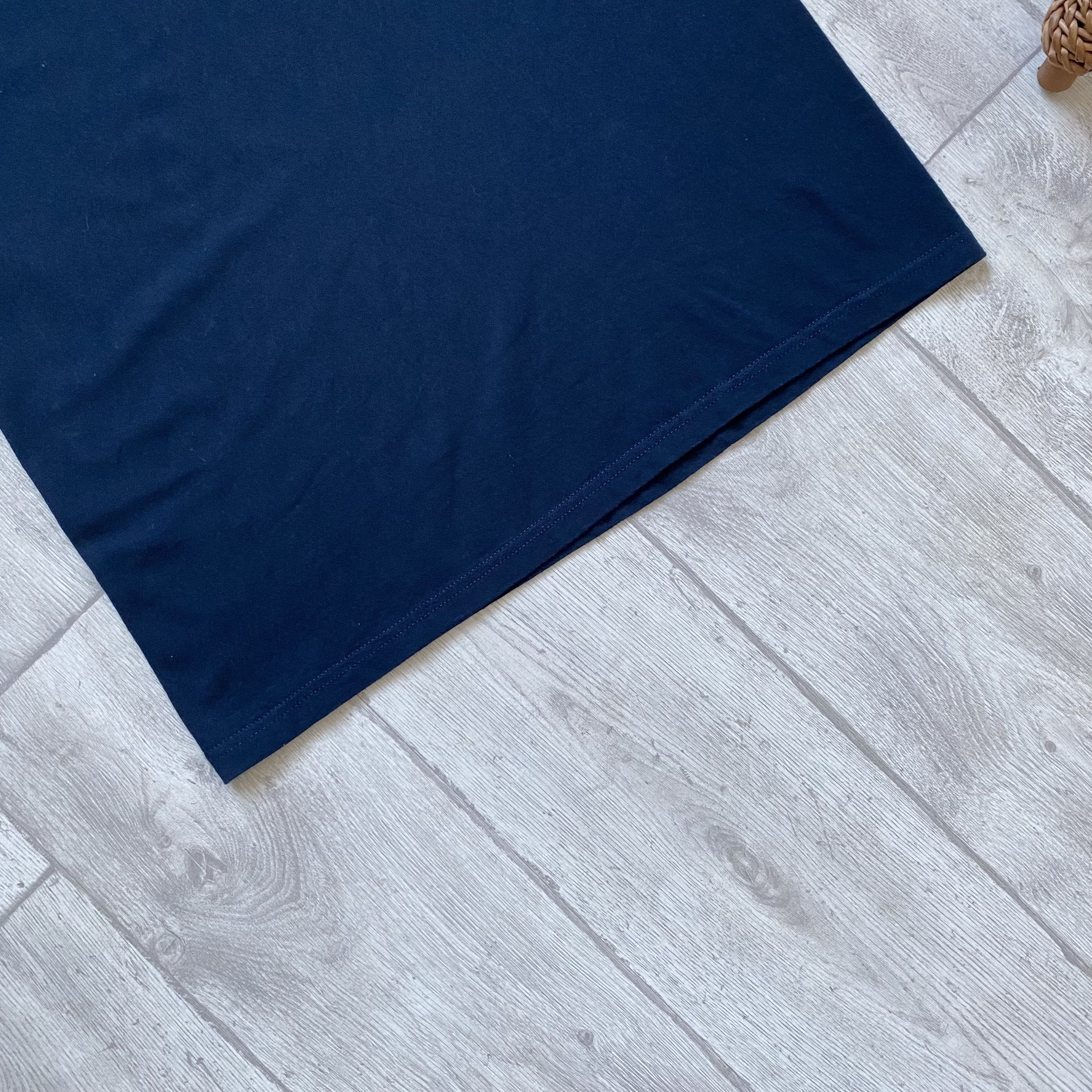 Parlez Parlez logo navy tee streetwear Size US L / EU 52-54 / 3 - 3 Thumbnail