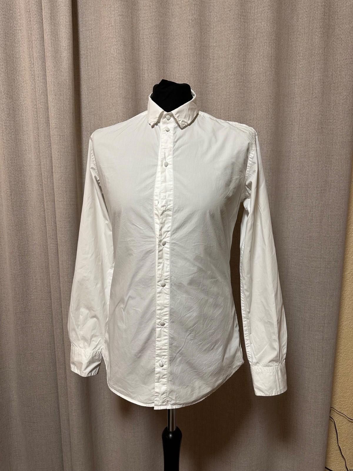 Dolce & Gabbana Dolce & Gabbana Gold White Long Sleeve Button Down Shirt 40 Size US S / EU 44-46 / 1 - 1 Thumbnail