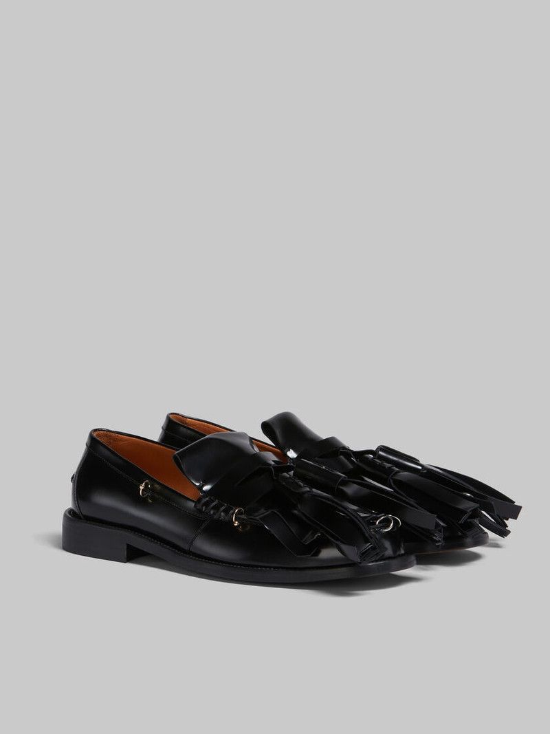 o1w1db11125 Leather Bambi Loafer in Black