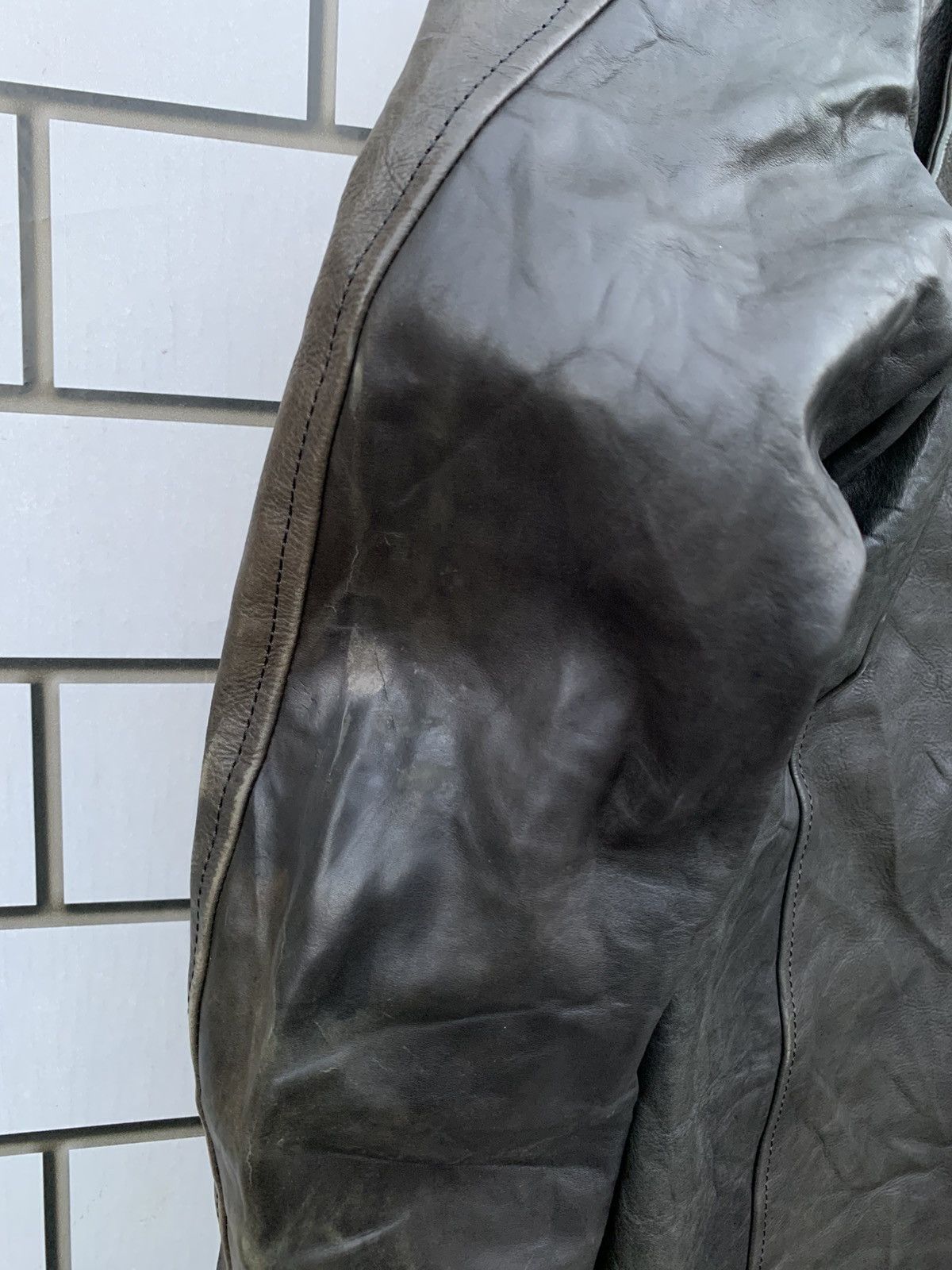 14th Addiction Vintage Japanese Brand Cuir Standard Leather Jacket Size US L / EU 52-54 / 3 - 20 Thumbnail