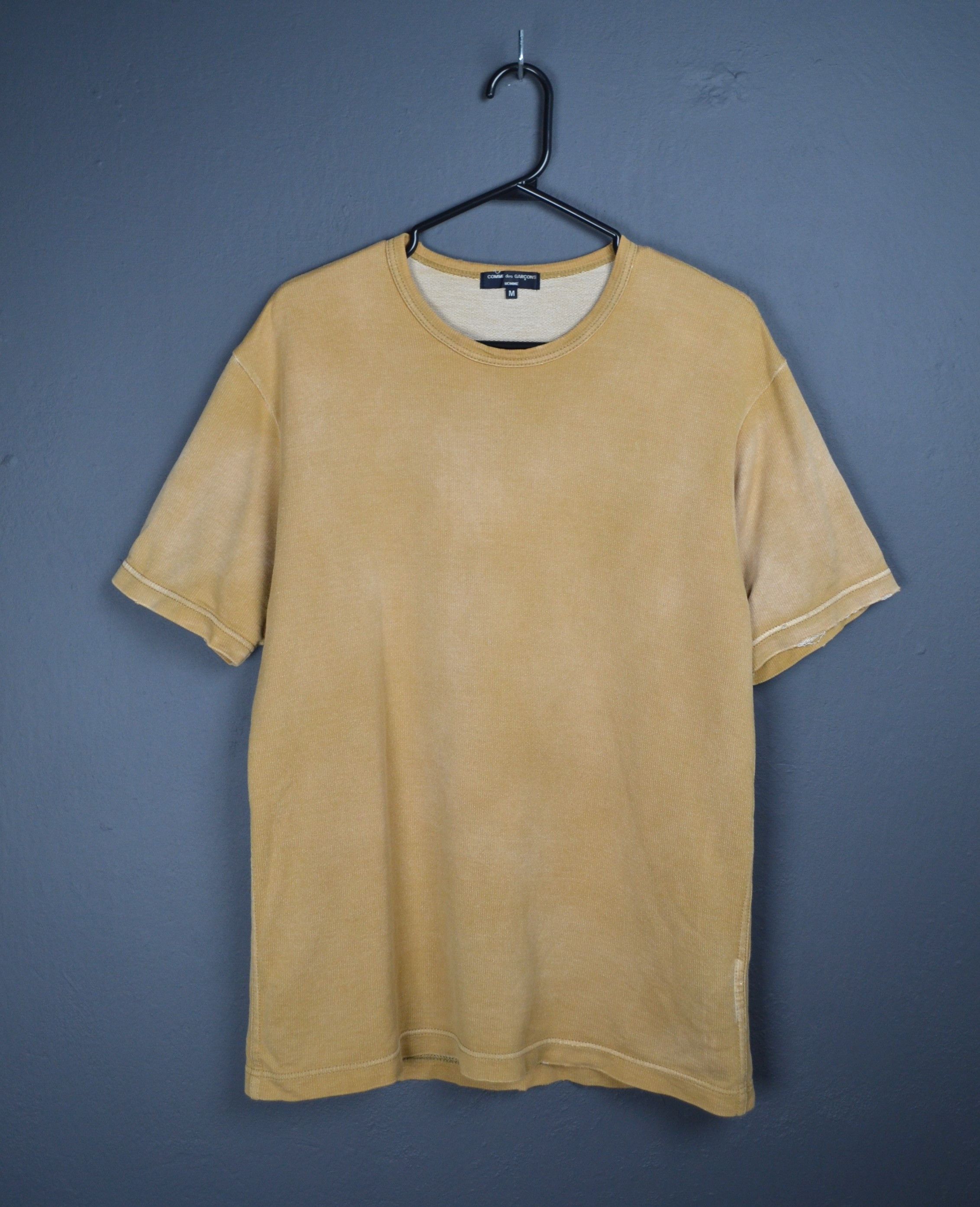 Comme Des Garcons Homme HM-T030 Size M Thrashed Faded