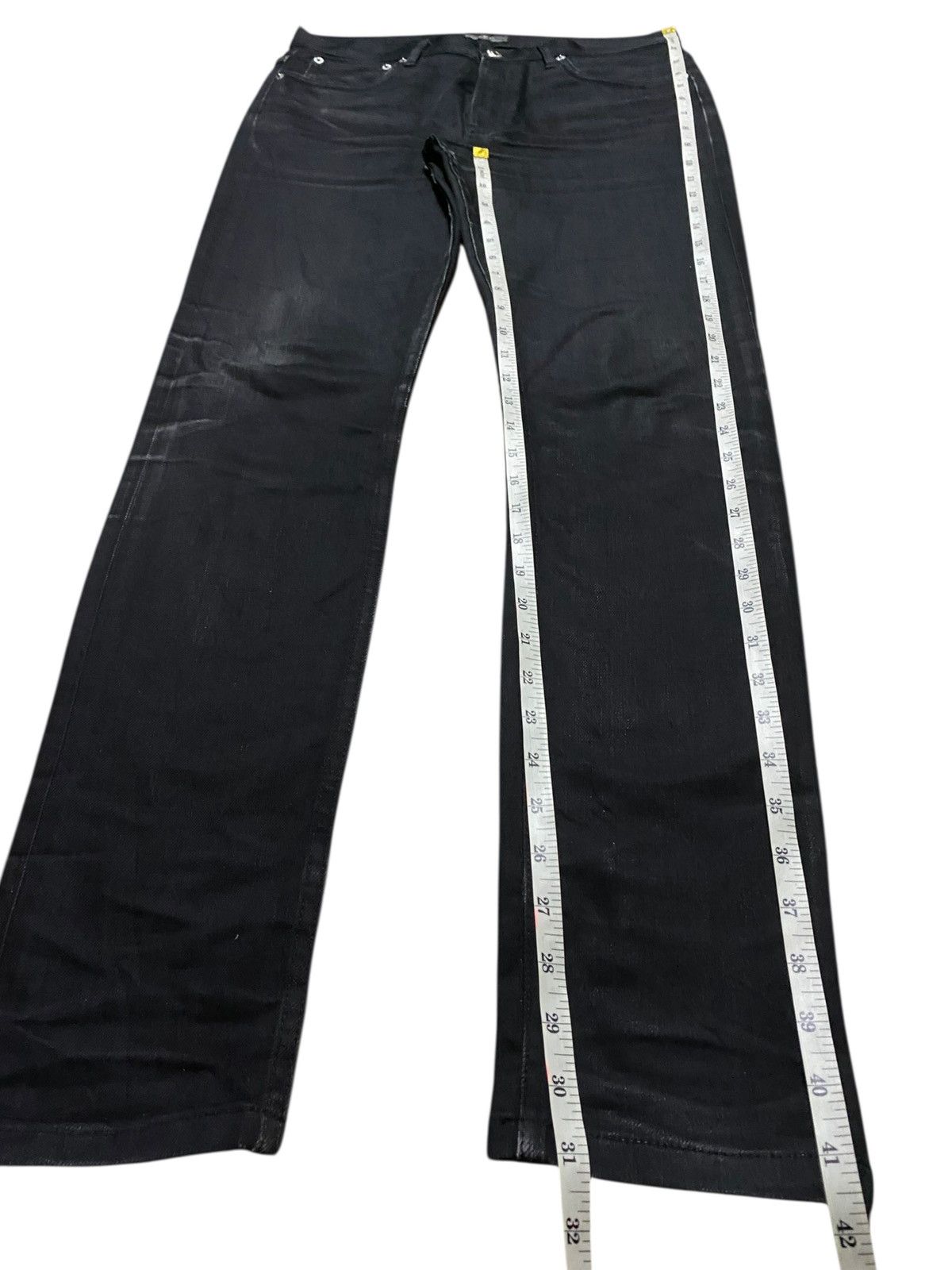 A.P.C. Vintage A.P.C Petit New Standard Black Denim Slim Fit Jeans Size US 31 - 13 Thumbnail