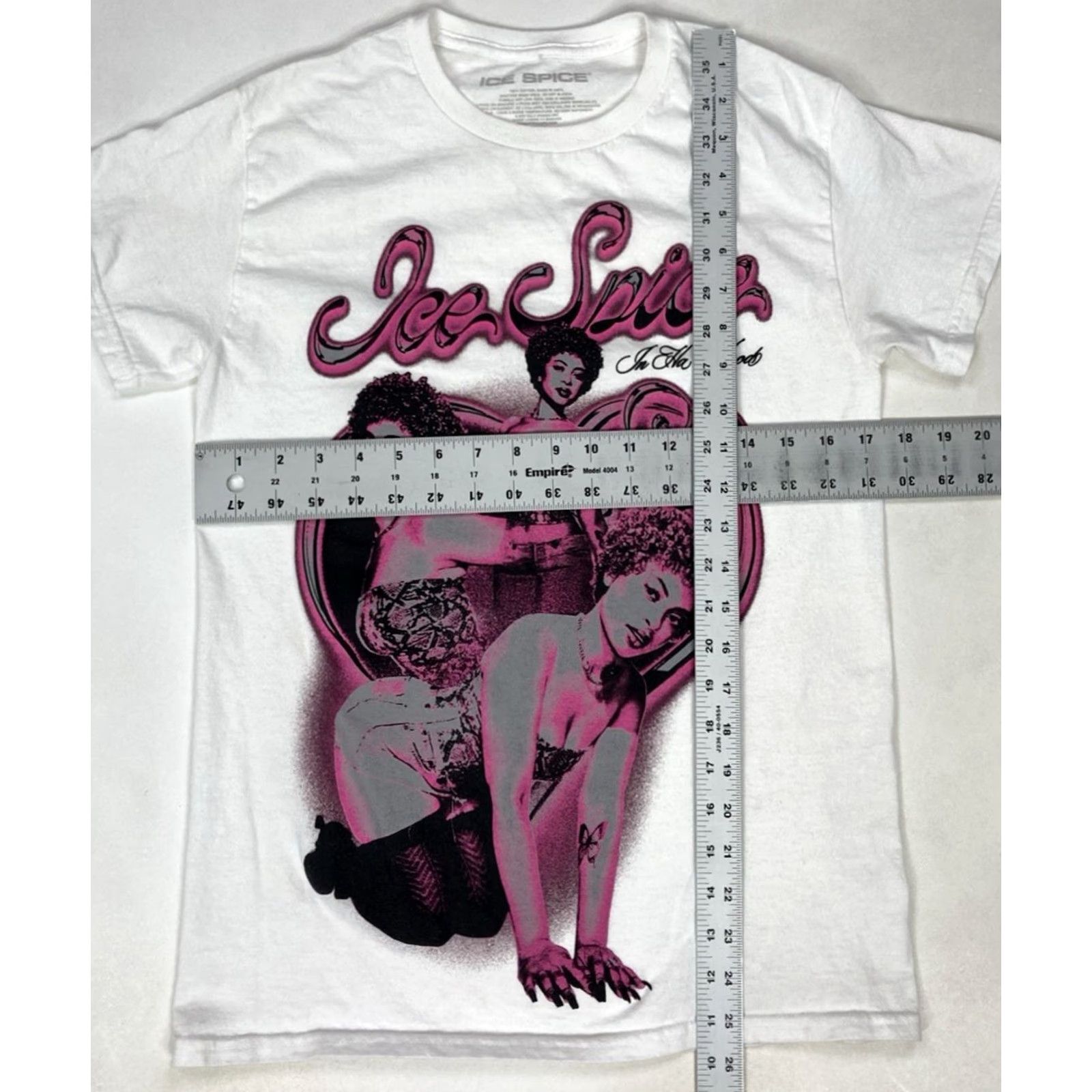 Vintage Ice Spice T-Shirt Women Small White Music Hip Hop Shirt Size S / US 4 / IT 40 - 6 Thumbnail