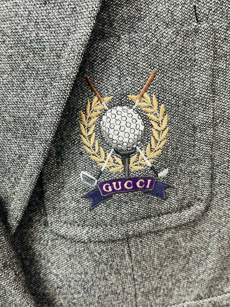 Gucci Gucci Wool embroidered logo suit 2504-Nextarrow Size M / US 6-8 / IT 42-44 - 2 Thumbnail
