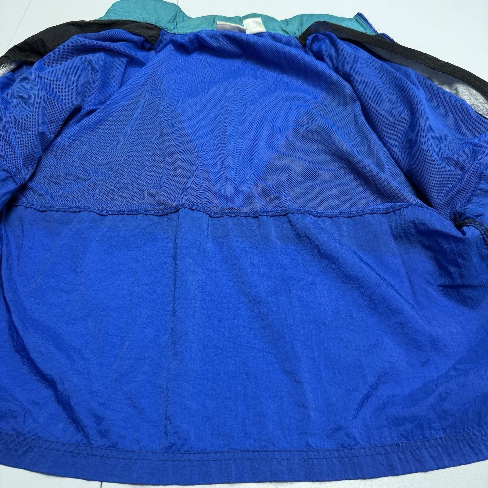 Reebok × Vintage Vintage Reebok Windbreaker Jacket Mens Large Blue Full Zip E Size US L / EU 52-54 / 3 - 8 Thumbnail