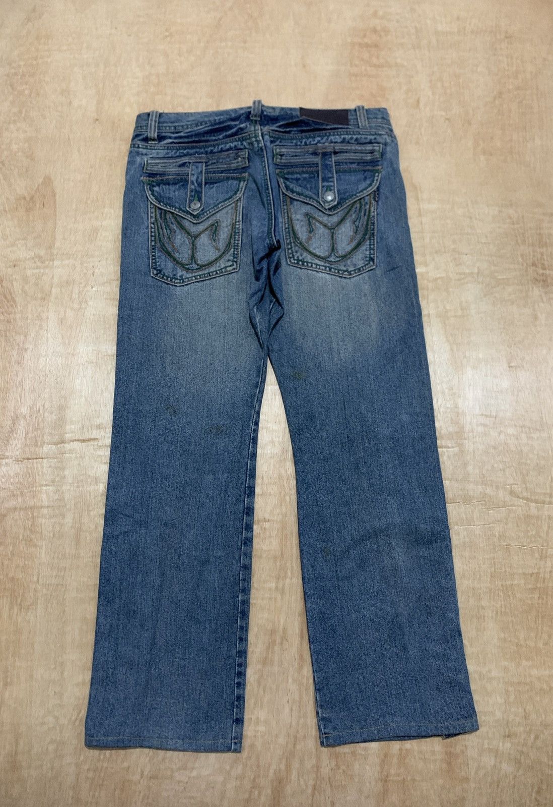 14th Addiction × Japanese Brand Morgan Homme Button Jeans Ifsixwasnine Size US 33 - 3 Thumbnail