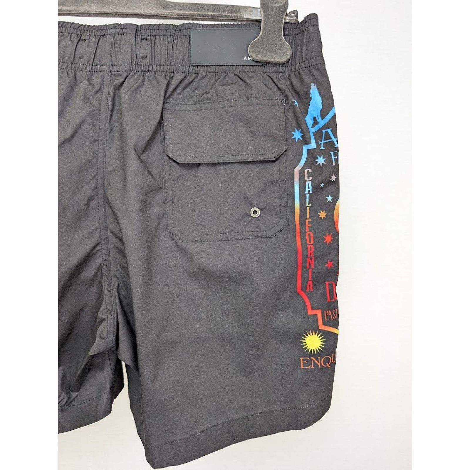 Amiri o1rshd1 Fortune Swim Trunk Shorts in Black Size US 30 / EU 46 - 11 Thumbnail