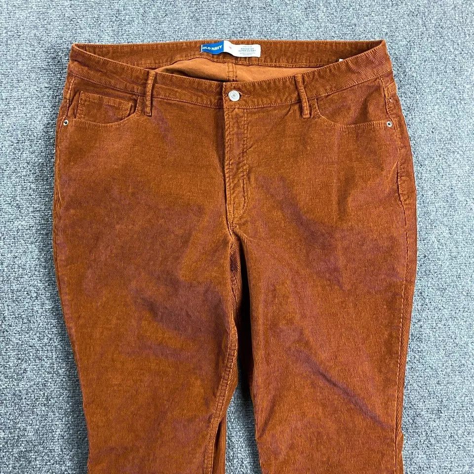 Old Navy Old Navy Pants Women's 18 Corduroy Rockstar Super Skinny Size 40" / US 18 - 2 Thumbnail