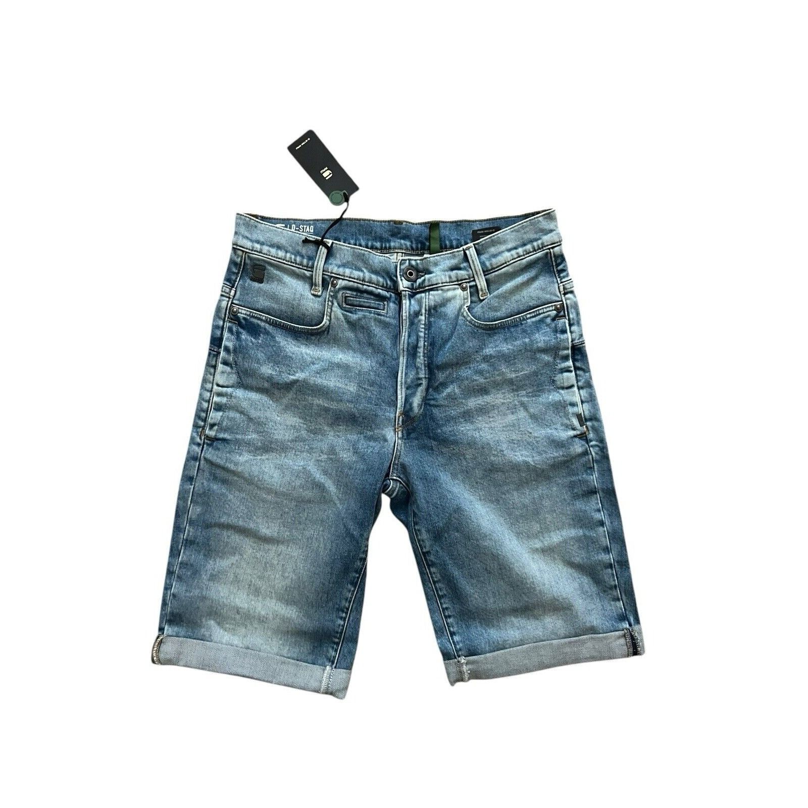 G-Star G-Star Raw Jeans Mens D-Staq Shorts Denim Blue $150 Size 30 Size US 30 / EU 46 - 1 Thumbnail
