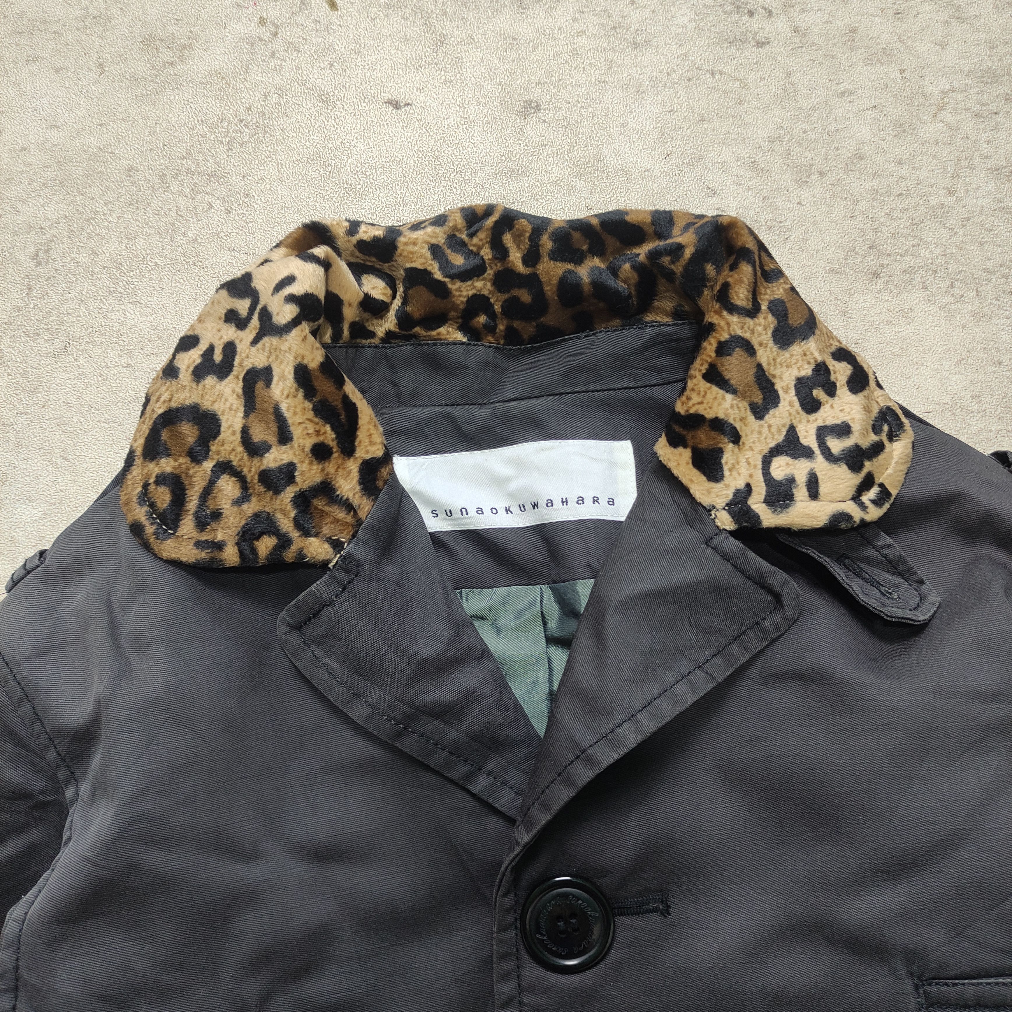 Issey Miyake Sunaokuwahara Leopard Collar Jacket Size US M / EU 48-50 / 2 - 6 Thumbnail