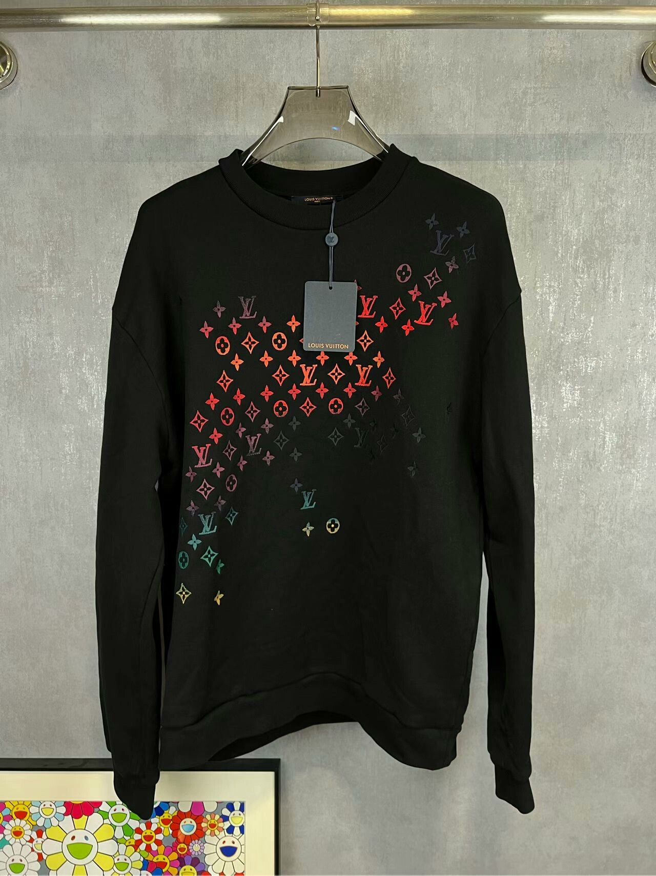 Louis Vuitton louis vuitton gradient logo sweatshirt Size US XXL / EU 58 / 5 - 1 Thumbnail