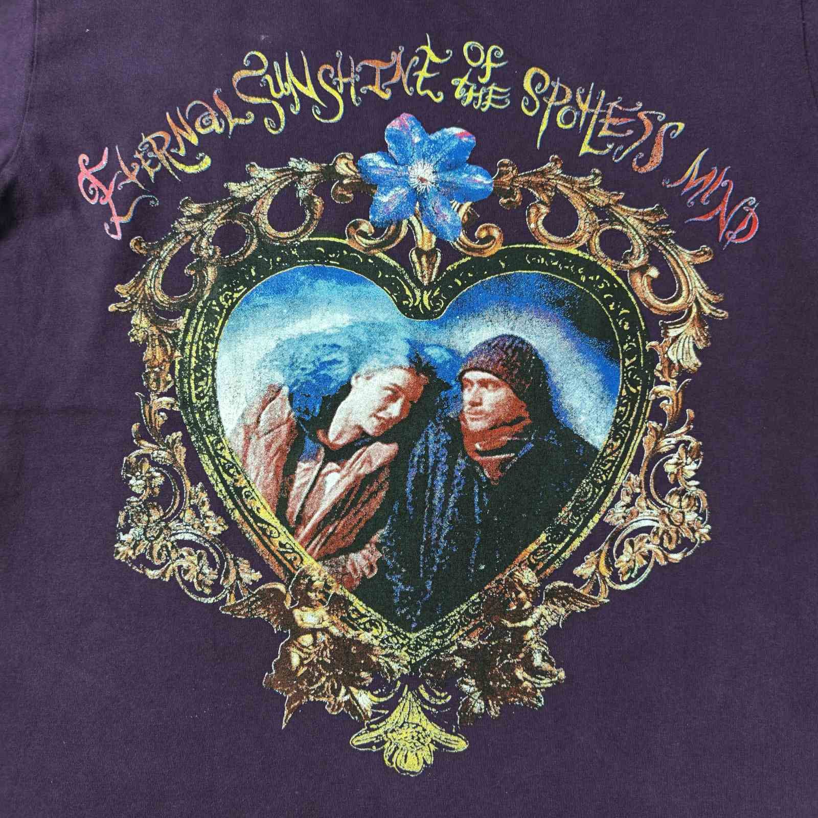 eternal sunshine of spotless mind purple tshirt size L