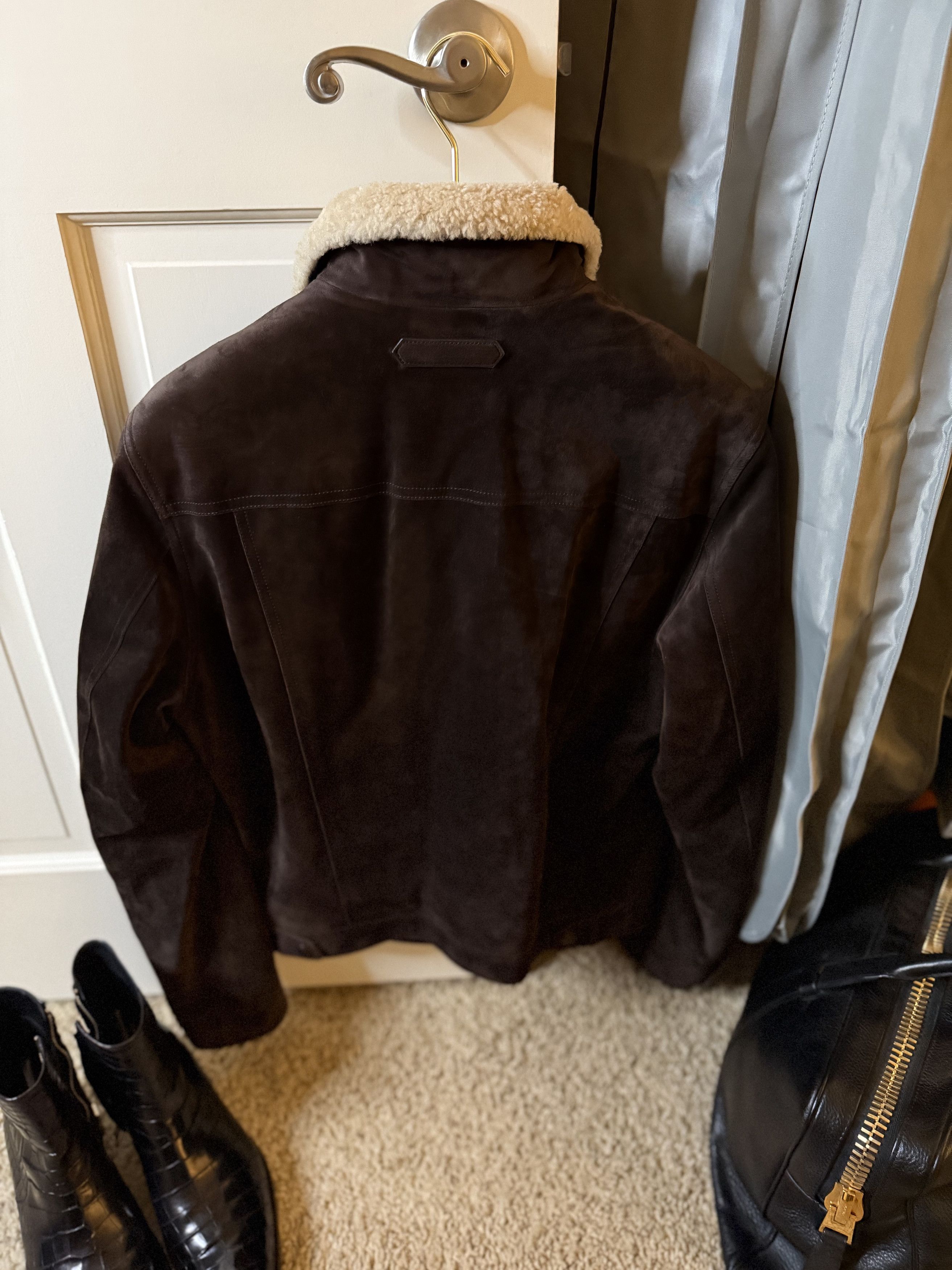 Tom Ford A-List Celeb Favorite, Coveted $9,800 w/tax Suede Shearling Size US M / EU 48-50 / 2 - 18 Thumbnail