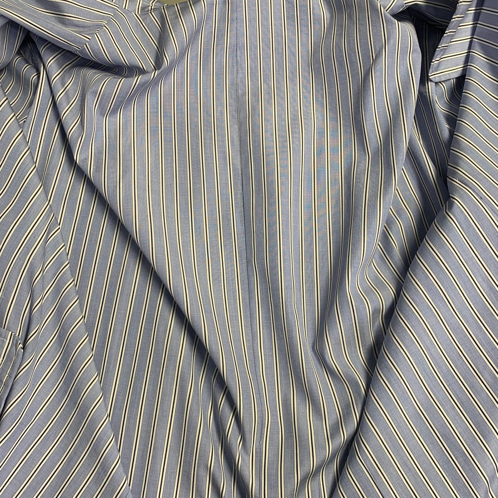 Sacai SACAI Regular Light Blue White Stripe Cotton Sport Coat Size 44R - 8 Thumbnail