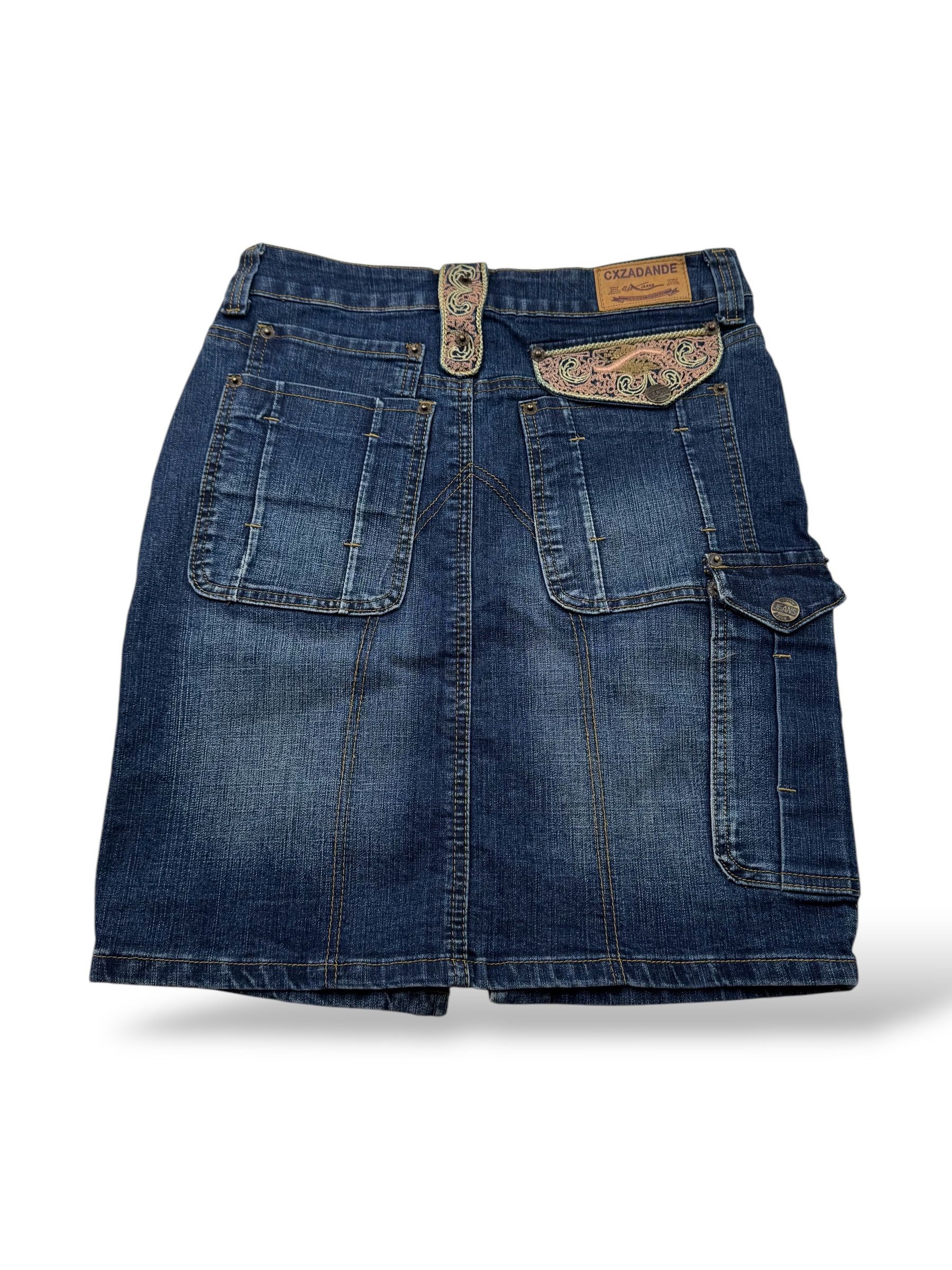 Japanese Brand Vintage Multi-Pocket Skirt W182(V9) Size 27" / US 4 / IT 40 - 4 Thumbnail
