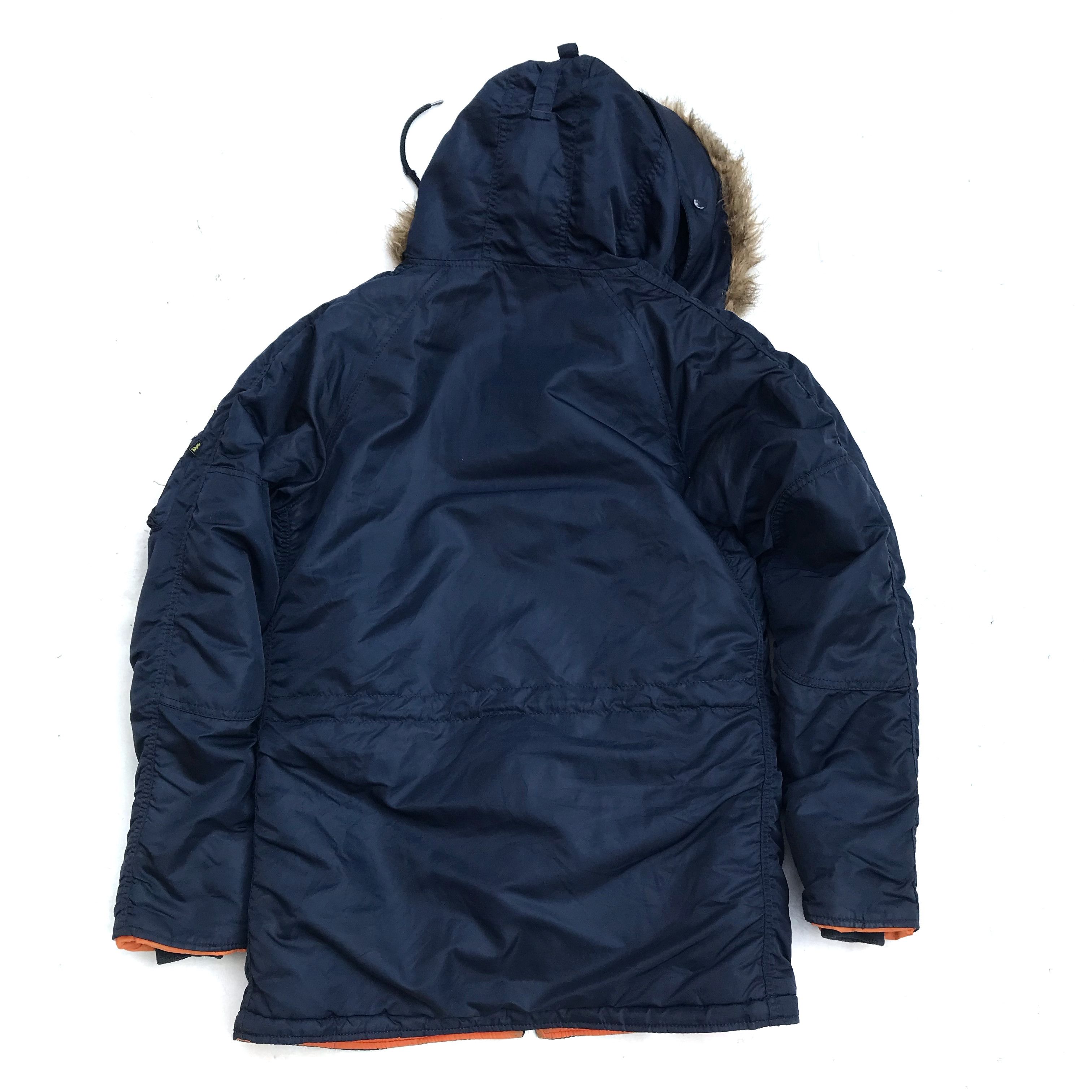Alpha Industries Military N3B Parka navy Blue Jacket cold