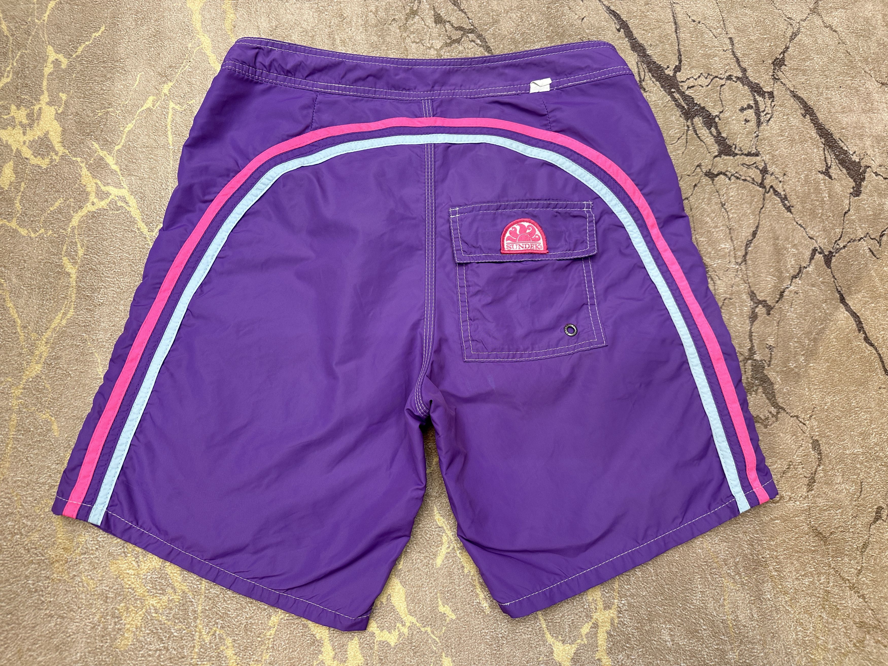 Sundek Sundek 30 Long Beach Board Shorts Trunks Bath Suit Size 30 S Size US 30 / EU 46 - 1 Thumbnail