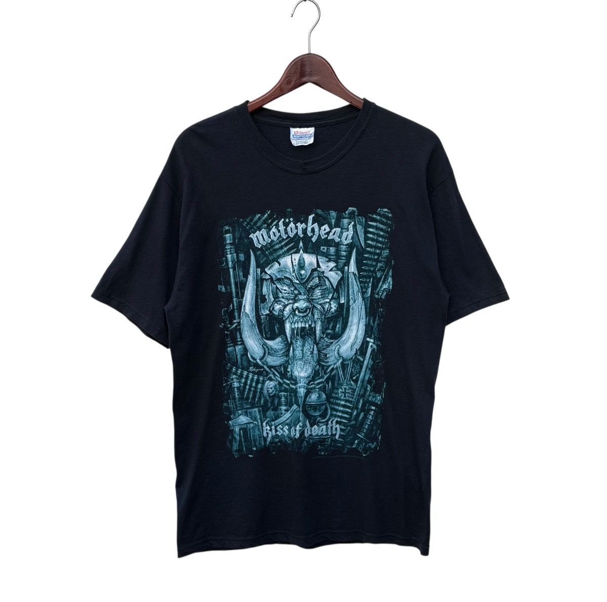 Band Tees Vintage Y2k Motorhead Kiss Of Death England Rock Band Tee Size US M / EU 48-50 / 2 - 1 Thumbnail