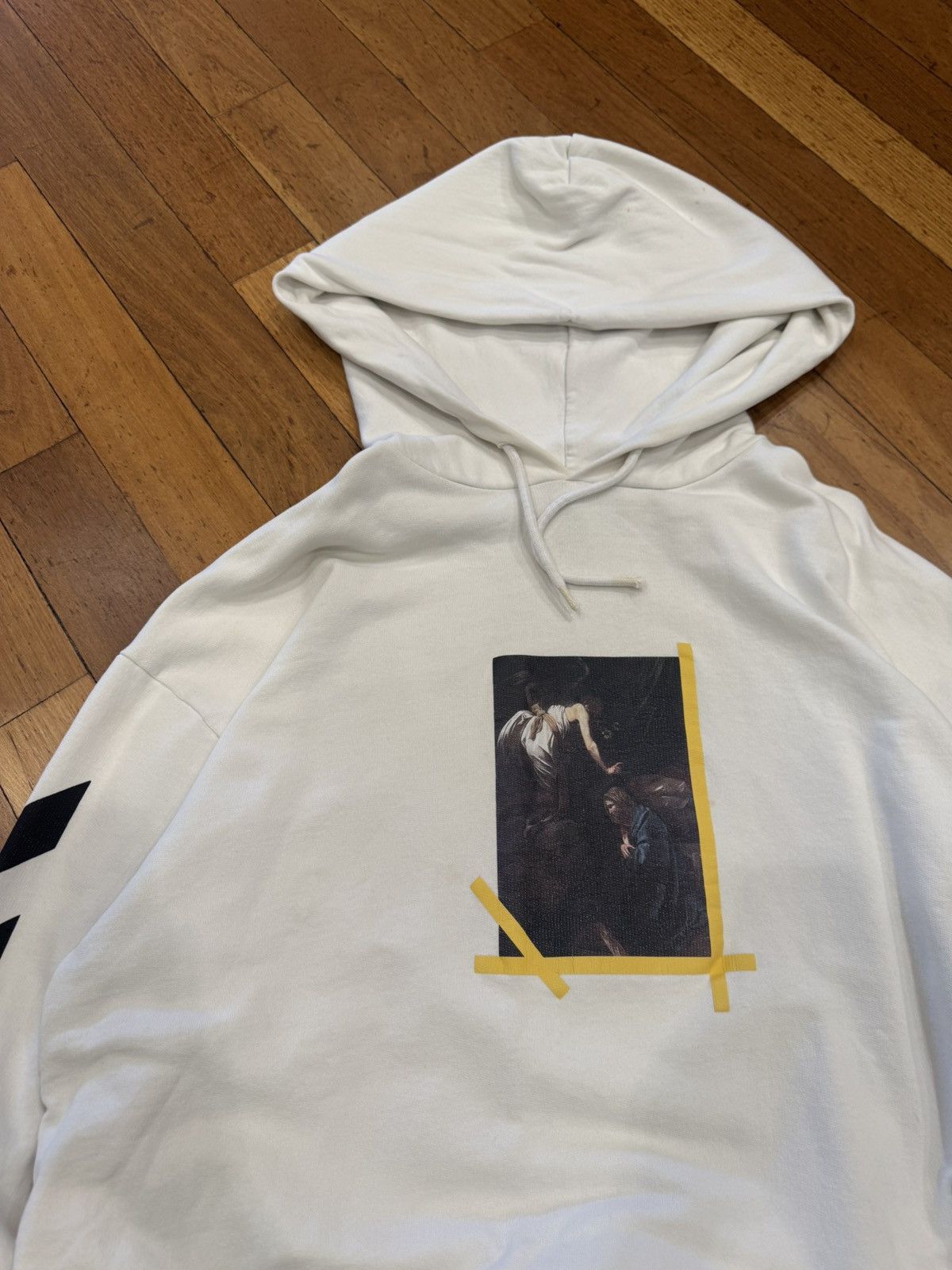Off-White Off-White Caravaggio Hoodie Size US L / EU 52-54 / 3 - 3 Thumbnail