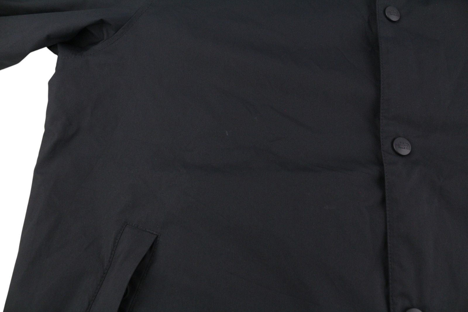 The North Face M Black Windwall Polo Neck Snap Buttons Lightweight 84369 Size US M / EU 48-50 / 2 - 12 Thumbnail