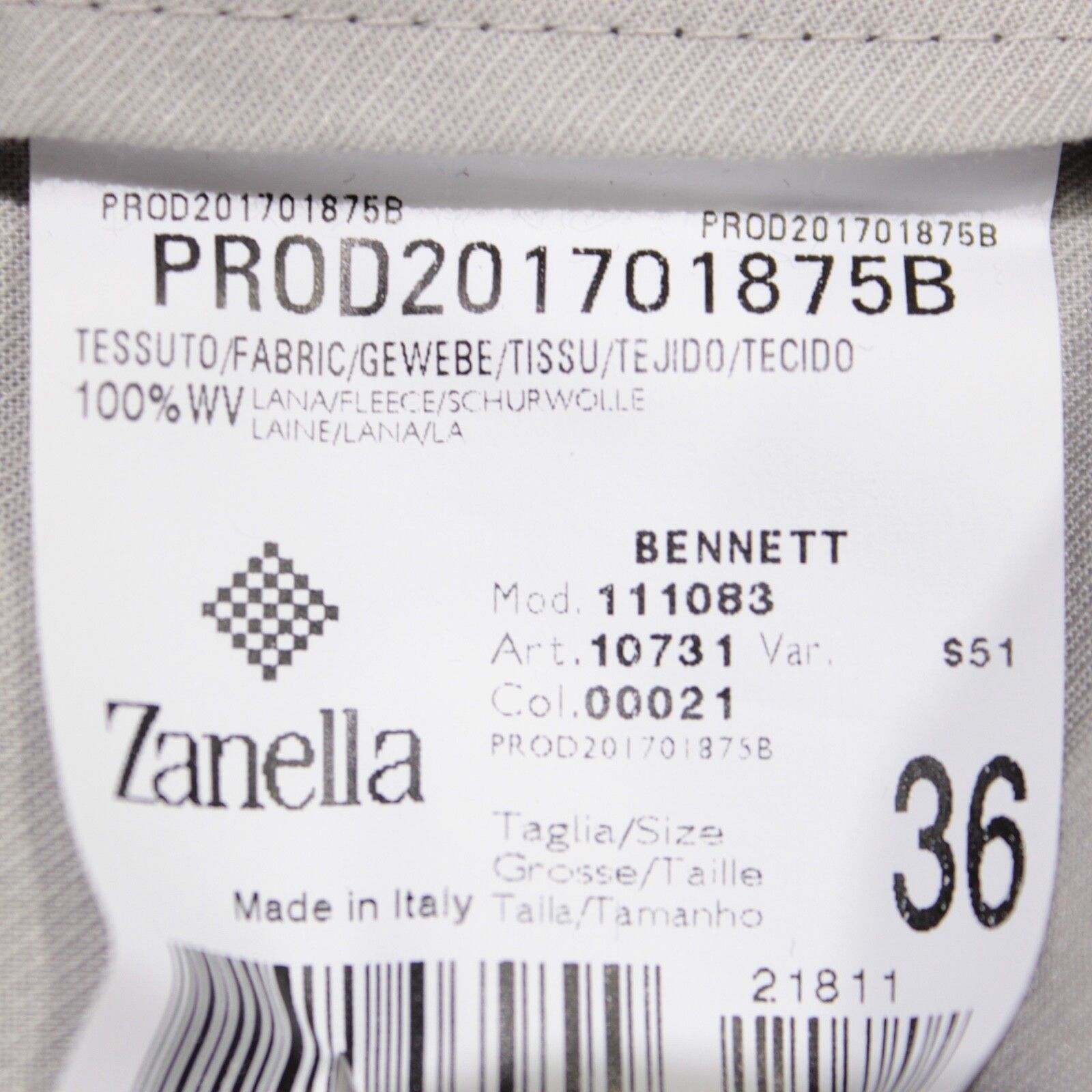 Zanella Zanella New with tags Dress Pants Size 36 US In Gray Size US 36 / EU 52 - 6 Thumbnail