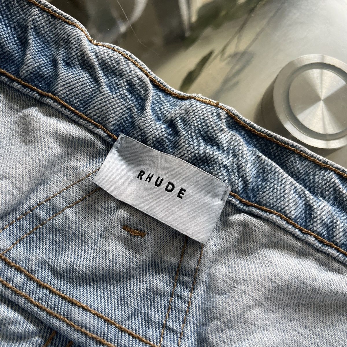 Rhude Rhude Bleach Washed Denim Jeans Size US 34 / EU 50 - 4 Thumbnail