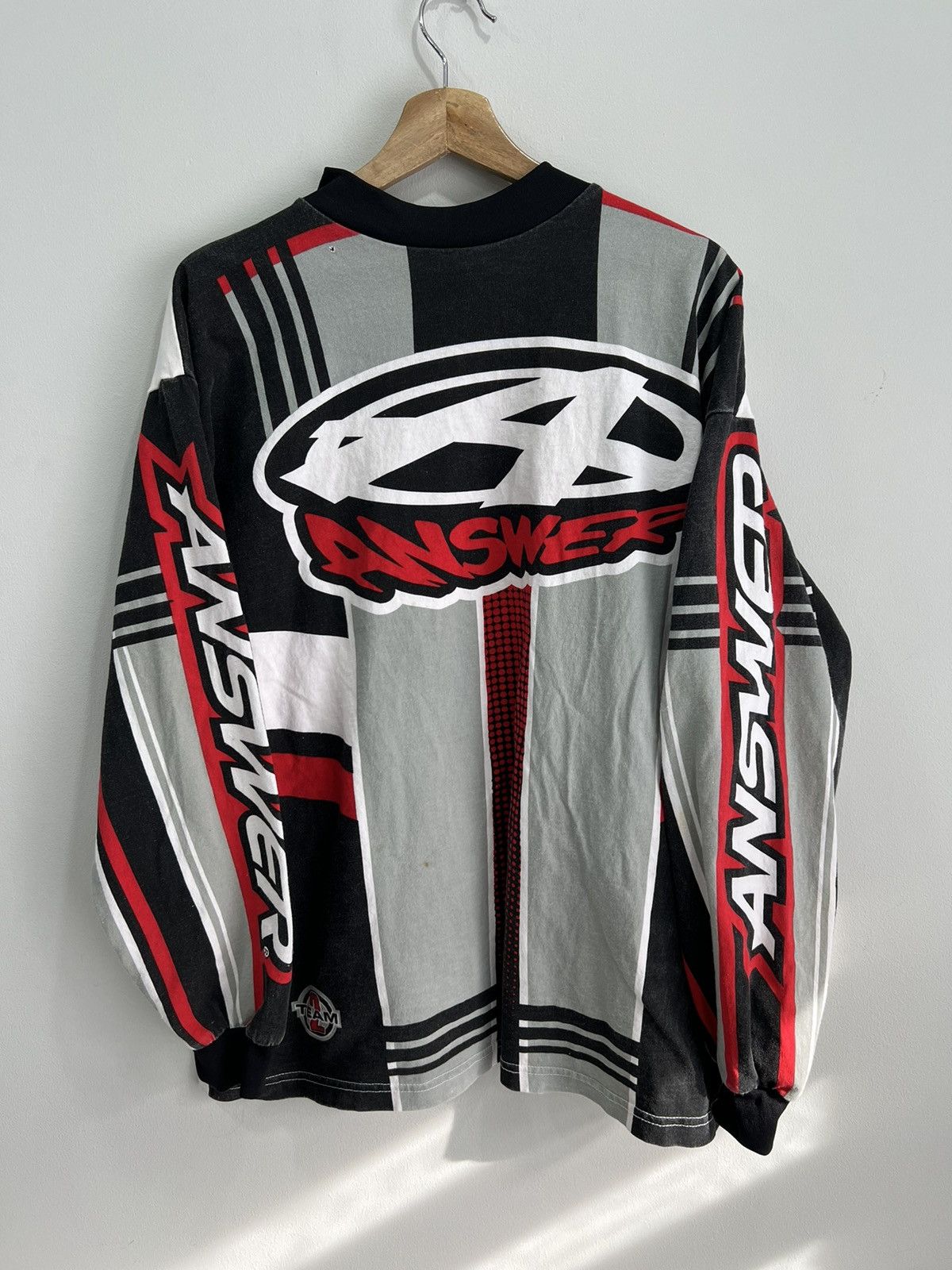Vintage Vintage Answer Mototcross Longsleeve Racing Shirt Size US L / EU 52-54 / 3 - 1 Thumbnail