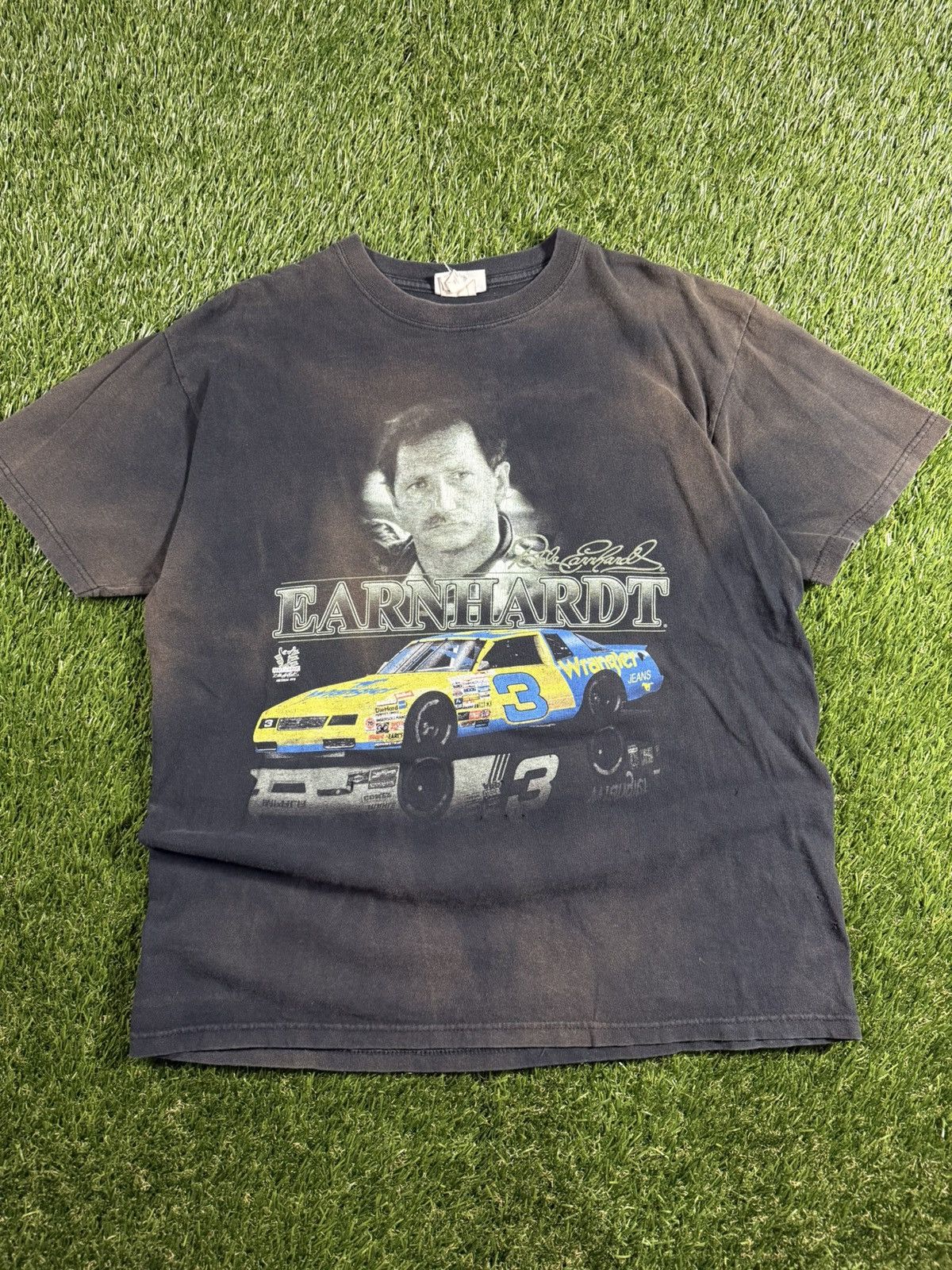 NASCAR Vintage Y2k Dale Earnhardt & Jr Faded Racing NASCAR Hype Tee Size US L / EU 52-54 / 3 - 1 Thumbnail