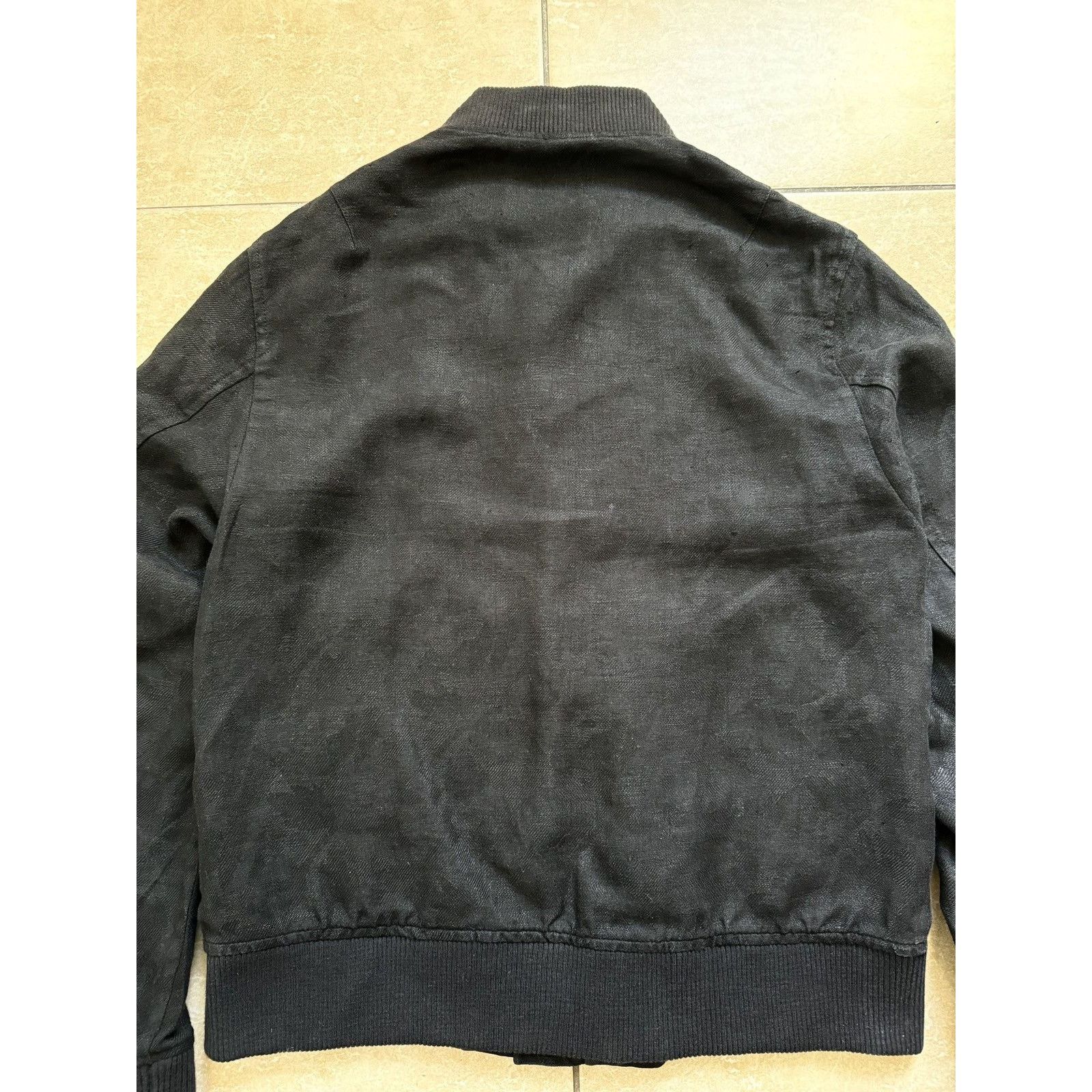 Our Legacy Vintage Our Legacy SS14 Black Flower Linen Bomber Jacket Size US S / EU 44-46 / 1 - 11 Thumbnail