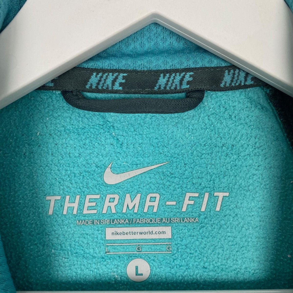 Other Vintage Nike Full Zip Small Embroidered Logo Green Size L Size US L / EU 52-54 / 3 - 5 Thumbnail