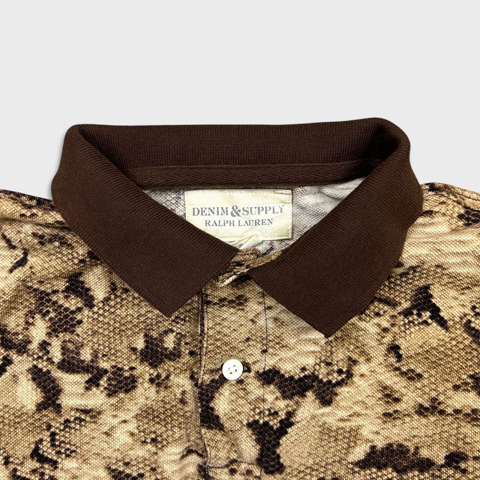 Denim & Supply Ralph Lauren Denim & Supply Ralph Lauren Polo Shirt Medium Snake AOP Tee Size US M / EU 48-50 / 2 - 2 Thumbnail