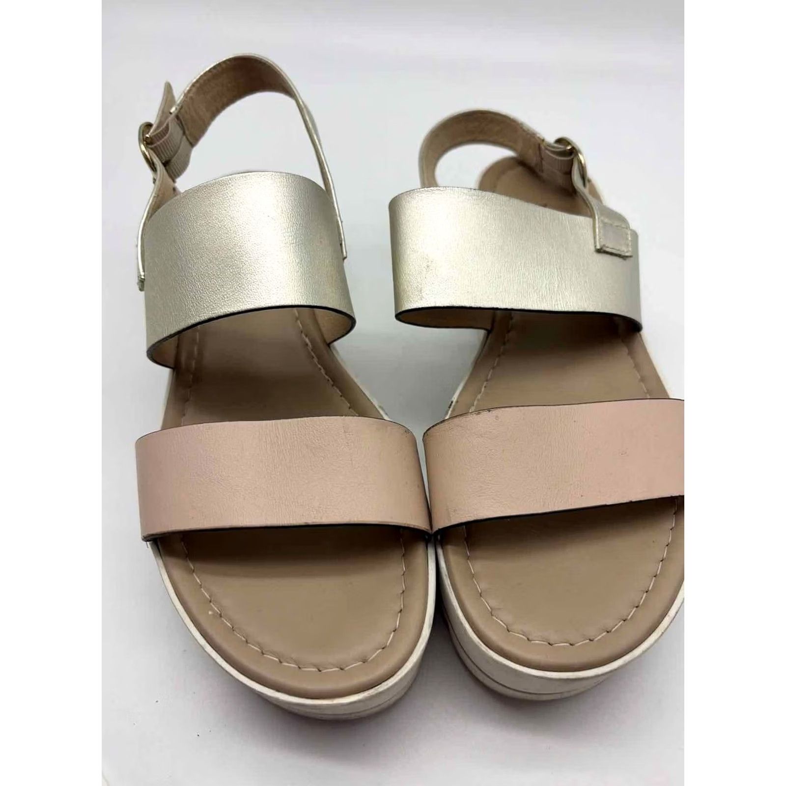 Vintage Nero Giardini Sling Back Sandals Size 38 Silver Size US 8 / IT 38 - 5 Thumbnail