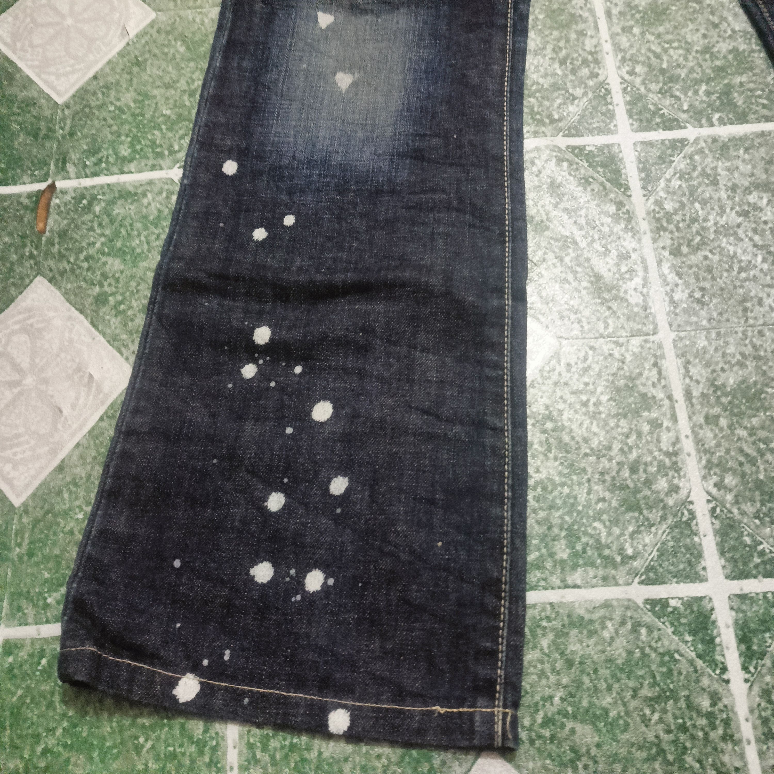 Levi's 💥Insane 90s Levis 708 Distressed Paint Splatter Bootcut Size US 28 / EU 44 - 10 Thumbnail