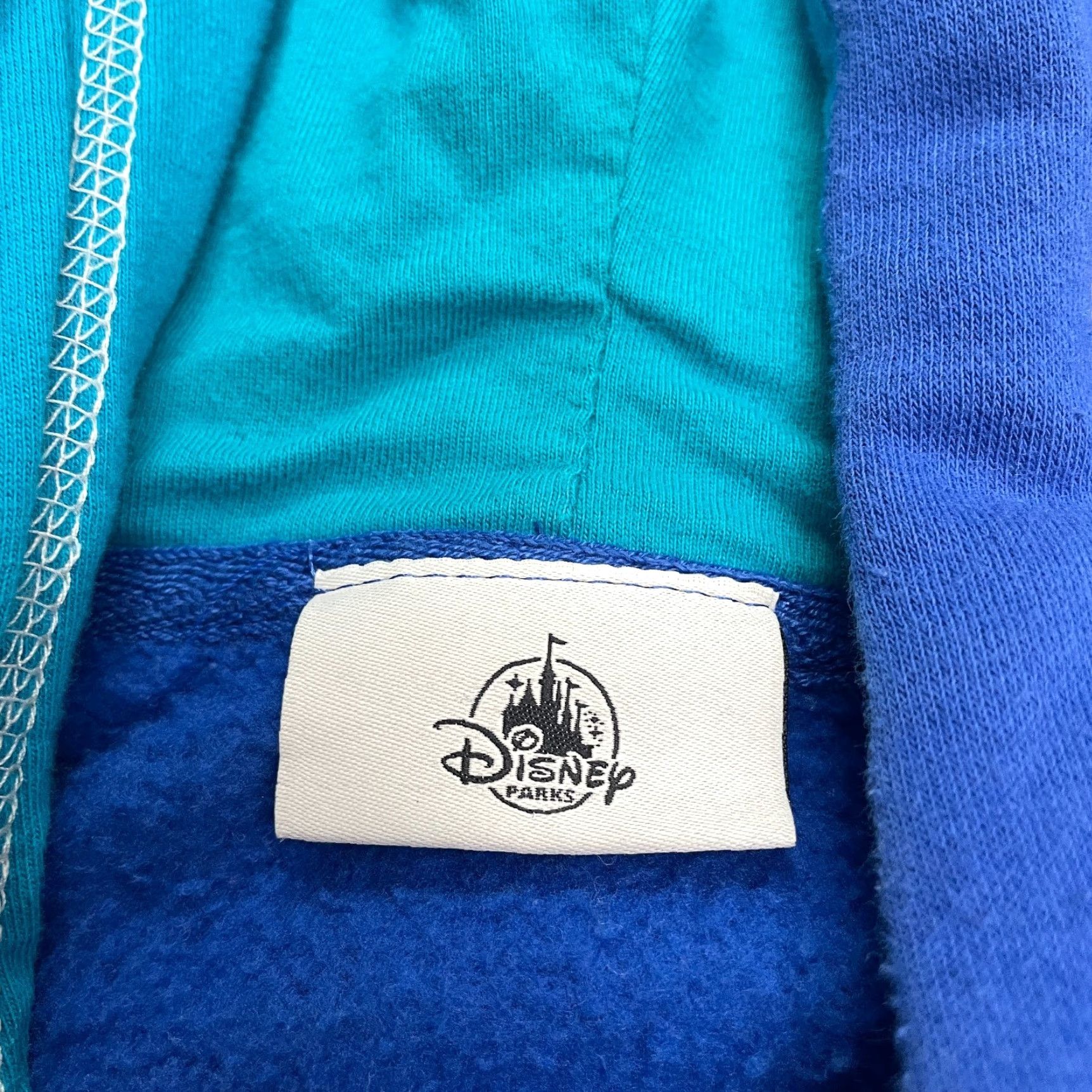 Disney Disney Parks Graphic Hoodie Sweatshirt Mens 2XL Blue Full Zip Cartoon Mickey Mouse Logo Pockets Hooded Casual Size US XXL / EU 58 / 5 - 7 Thumbnail