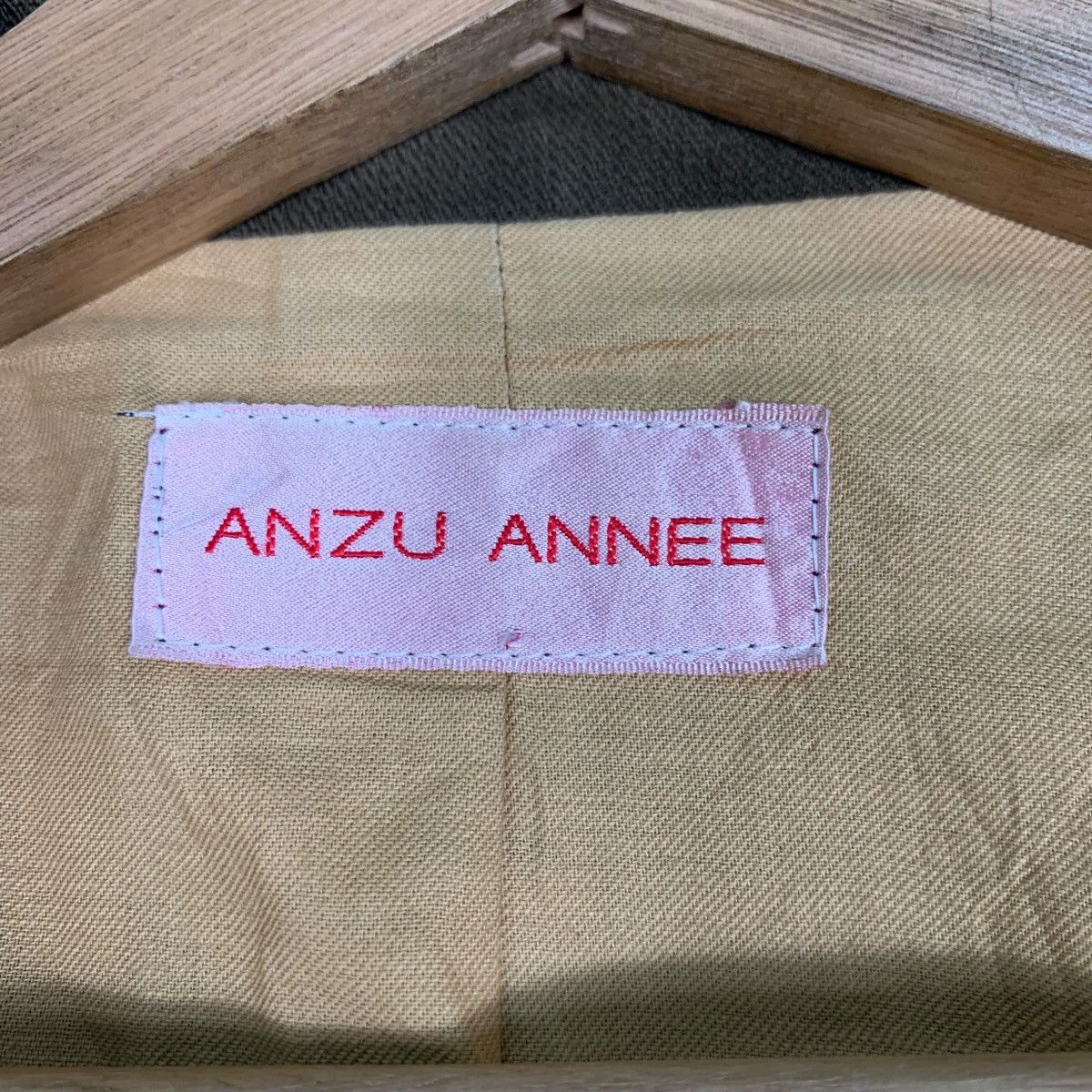 Japanese Brand ANZU ANNEE Brown Double Breasted Coat #1253-C57 Size M / US 6-8 / IT 42-44 - 15 Thumbnail