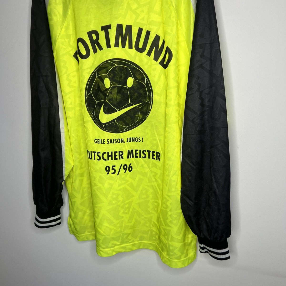 Nike × Vintage 1995 1996 Borussia Dortmund Nike Vintage Soccer Jersey Size US XL / EU 56 / 4 - 10 Thumbnail