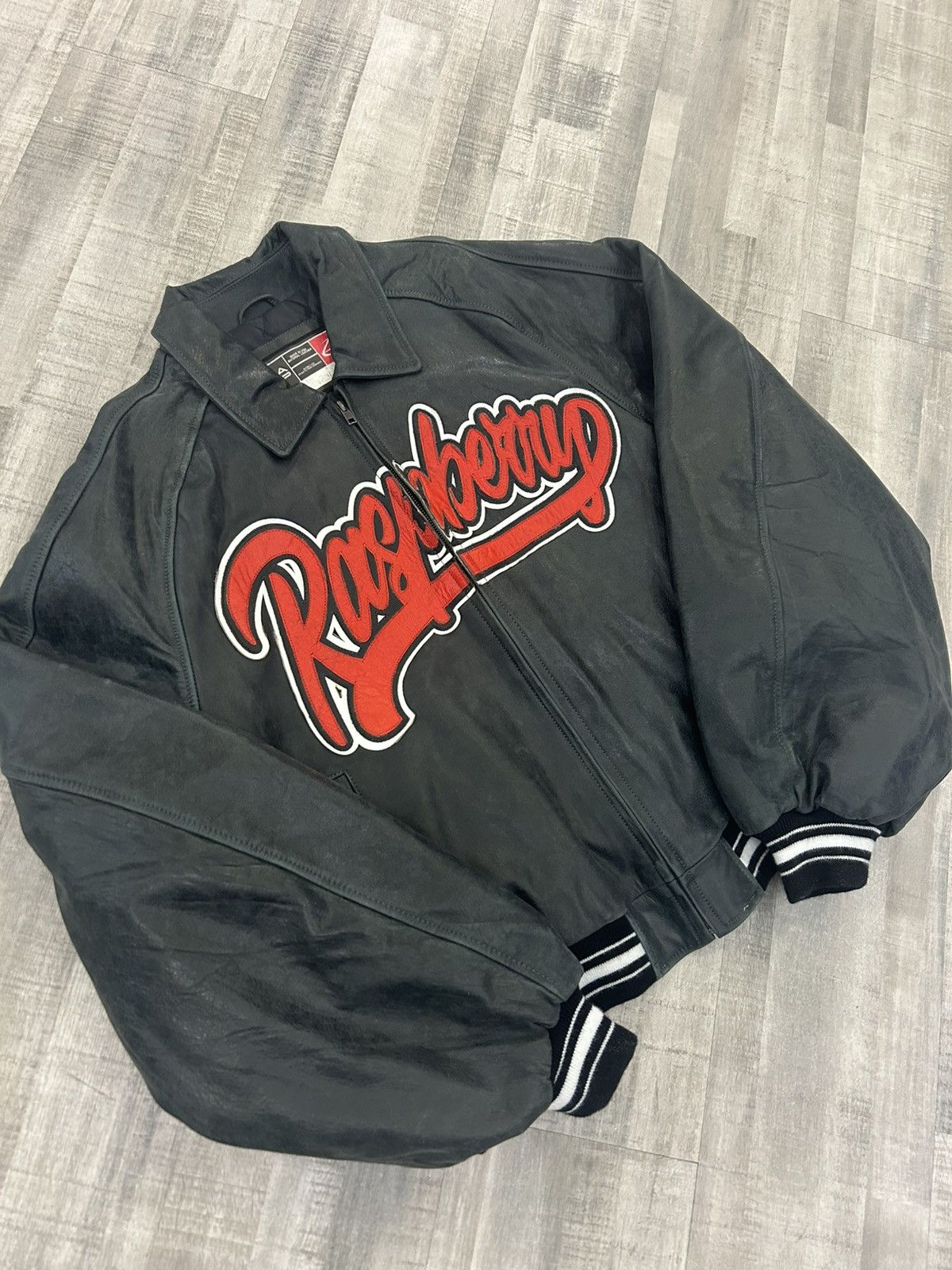 The GV Gallery The GV Gallery Raspberry Leather Varsity Jacket Size US L / EU 52-54 / 3 - 2 Thumbnail