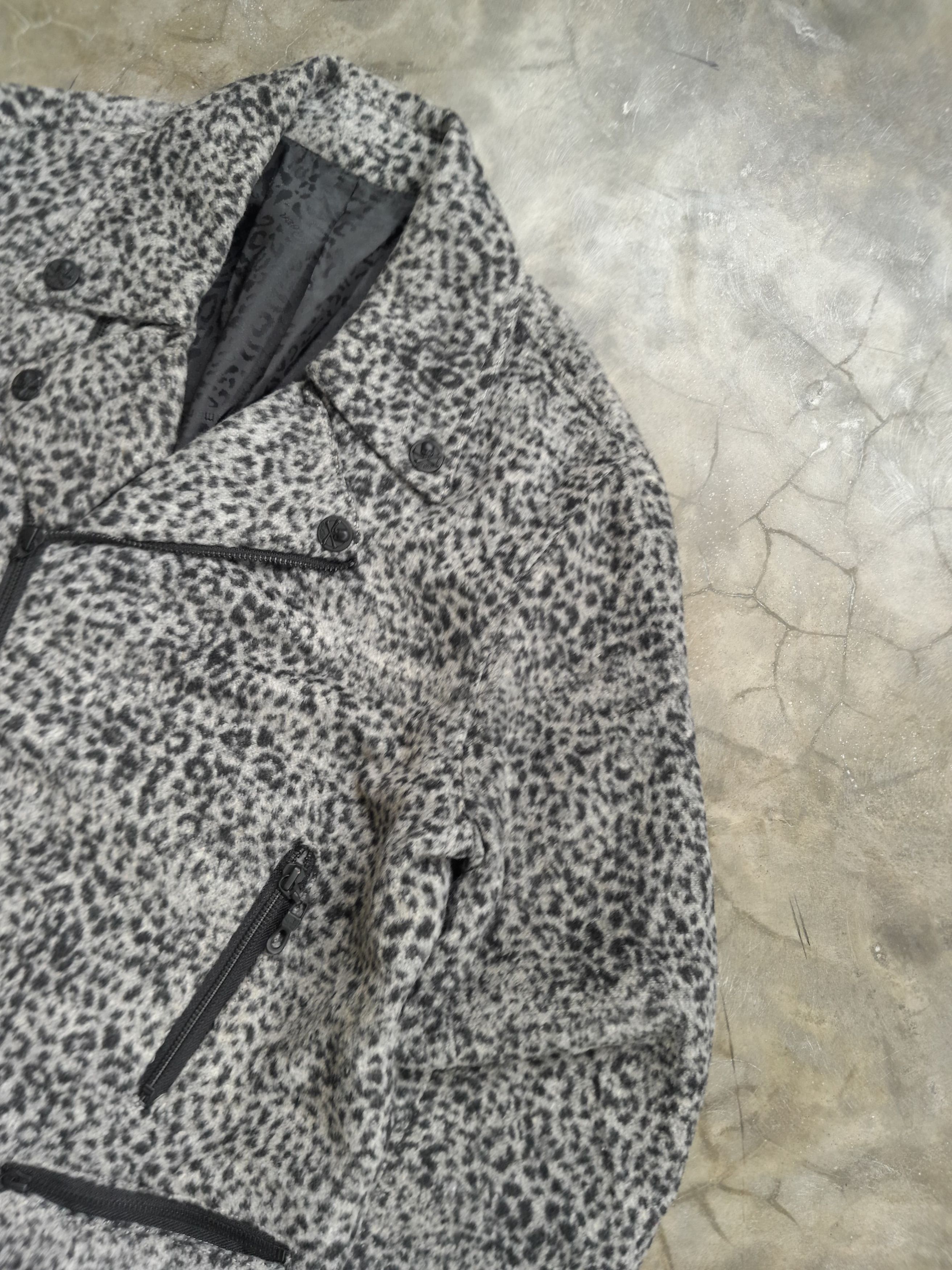 semanticdesign 2000s Roen x SemanticDesign Asymetrical Leopard Jacket Size US M / EU 48-50 / 2 - 2 Thumbnail