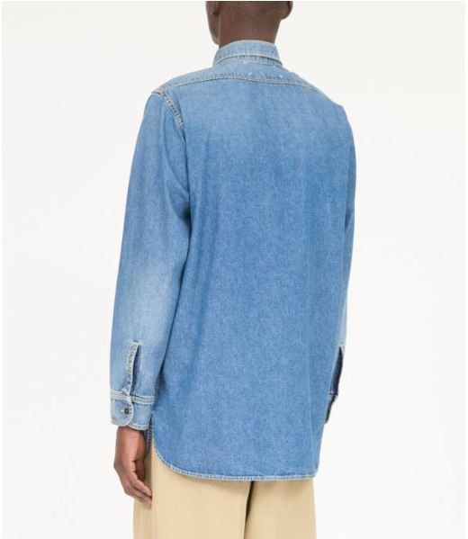 Maison Margiela o1w1db11225 Denim Shirt in Blue Size US L / EU 52-54 / 3 - 2 Thumbnail