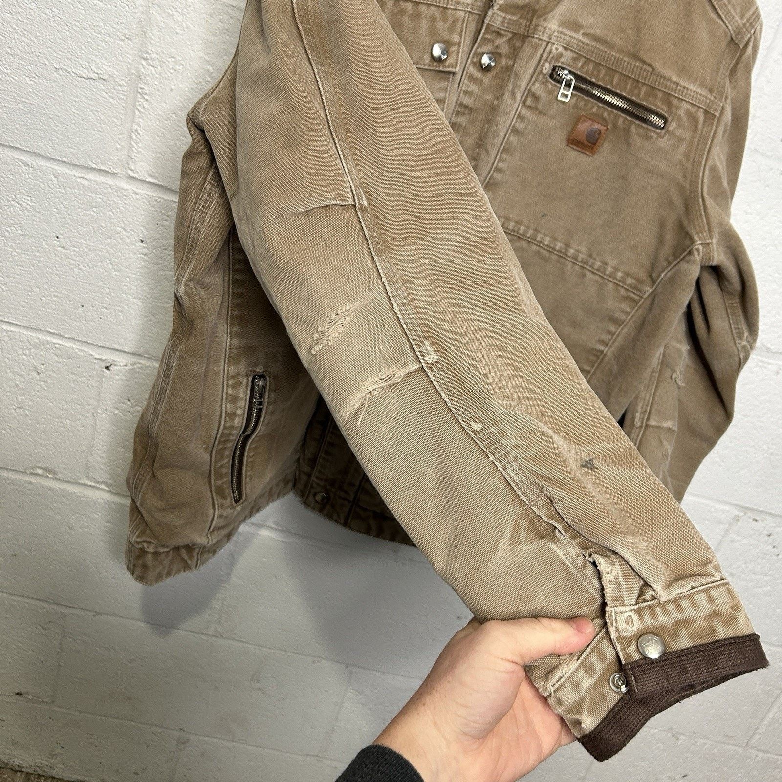 Carhartt Y2K Carhartt Multi-Pocket Jacket “Frontier Brown” J285 FRB Size US L / EU 52-54 / 3 - 6 Thumbnail