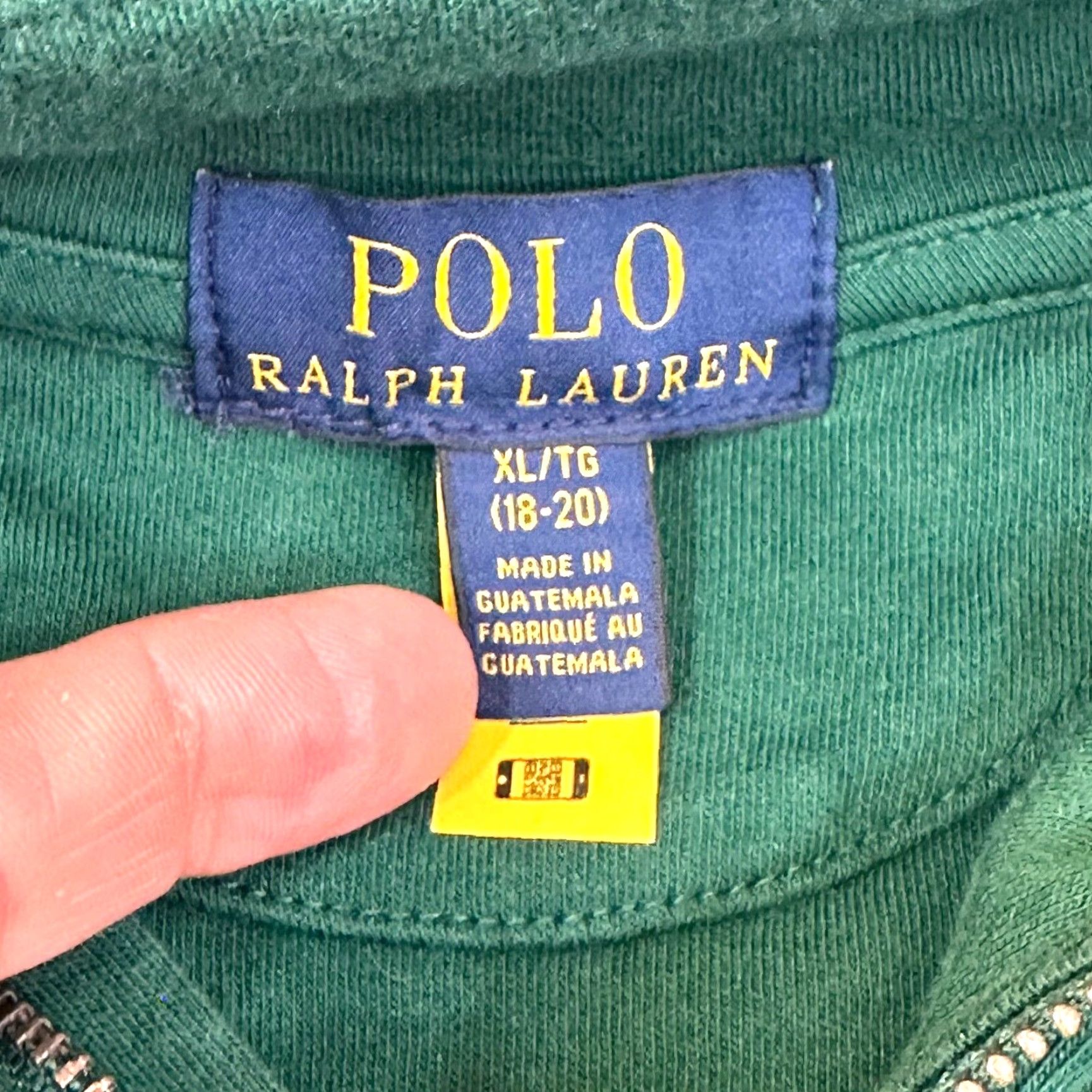 Ralph Lauren Polo Ralph Lauren Striped Interlock 1/4 Zip Polo Teen XL Boys Shirt Multicolor Logo 90s Golf Casual Mens Girls Size US XL / EU 56 / 4 - 5 Thumbnail