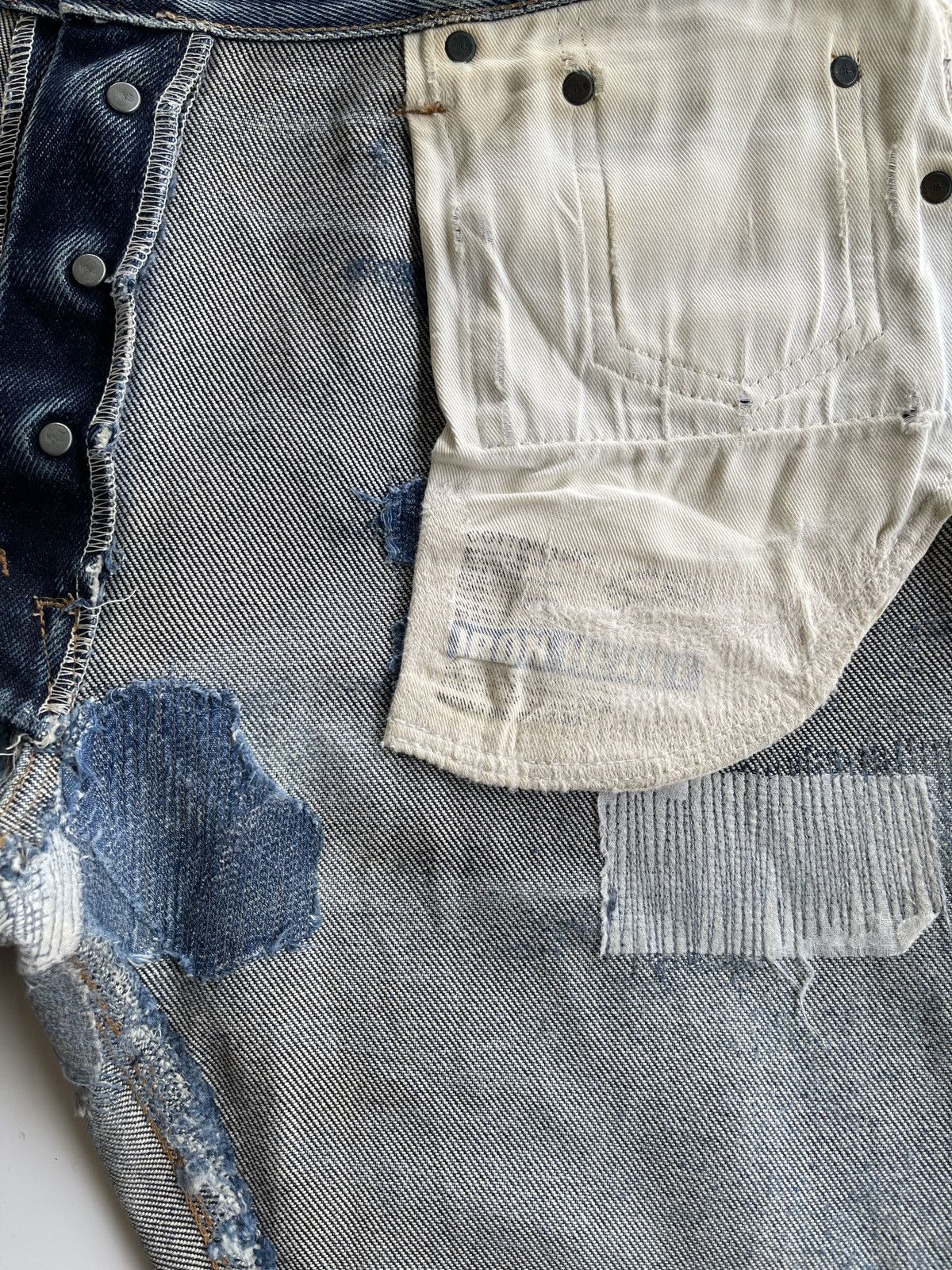 Iron Heart Iron Heart Lot 634 21oz Extra Heavy Denim Distressed Size US 34 / EU 50 - 13 Thumbnail