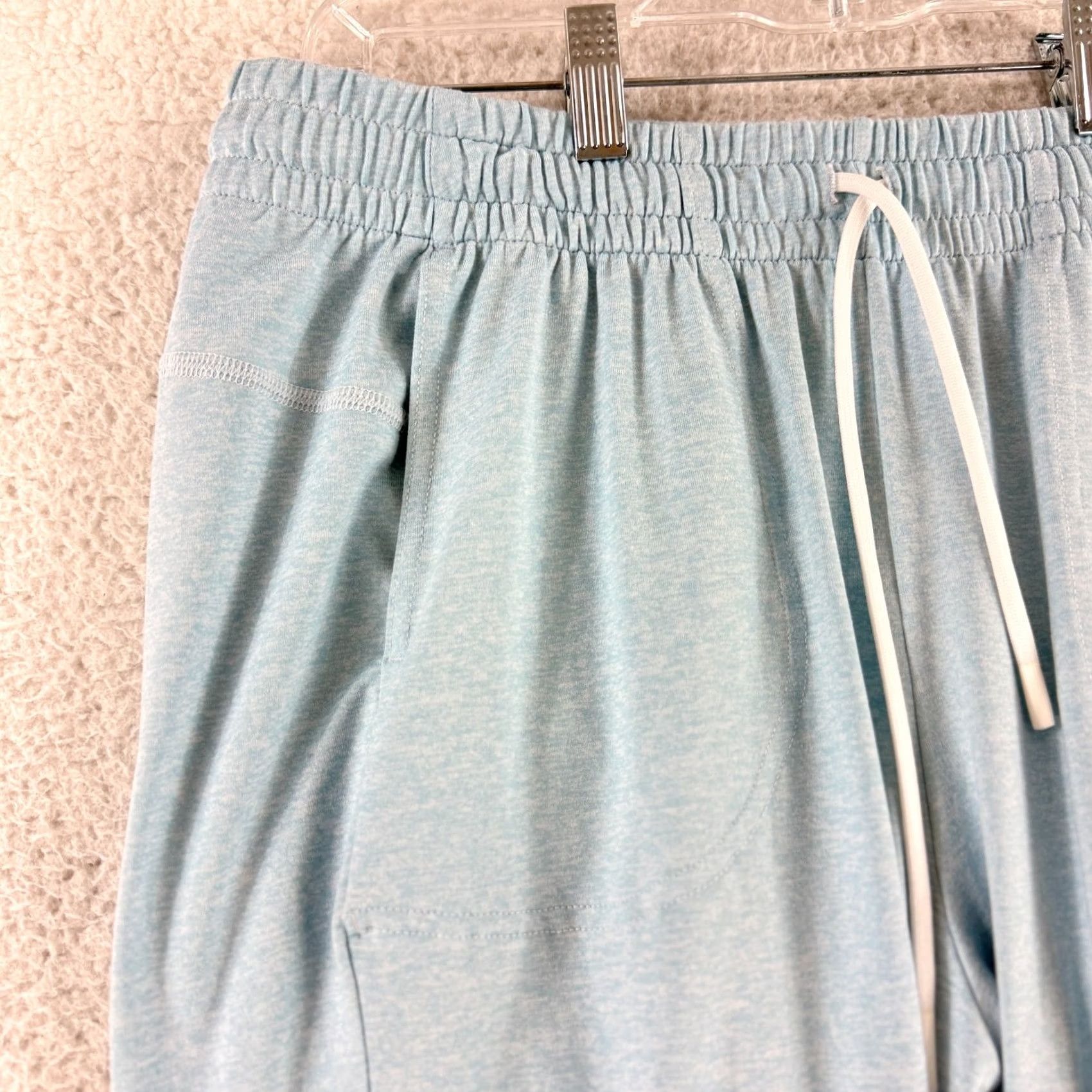 Vintage Nobull Jogger Pants Womens Medium Blue Drawstring Tapered Gym Workout Athleisure Pants Size 32" / US 10 / IT 46 - 4 Thumbnail