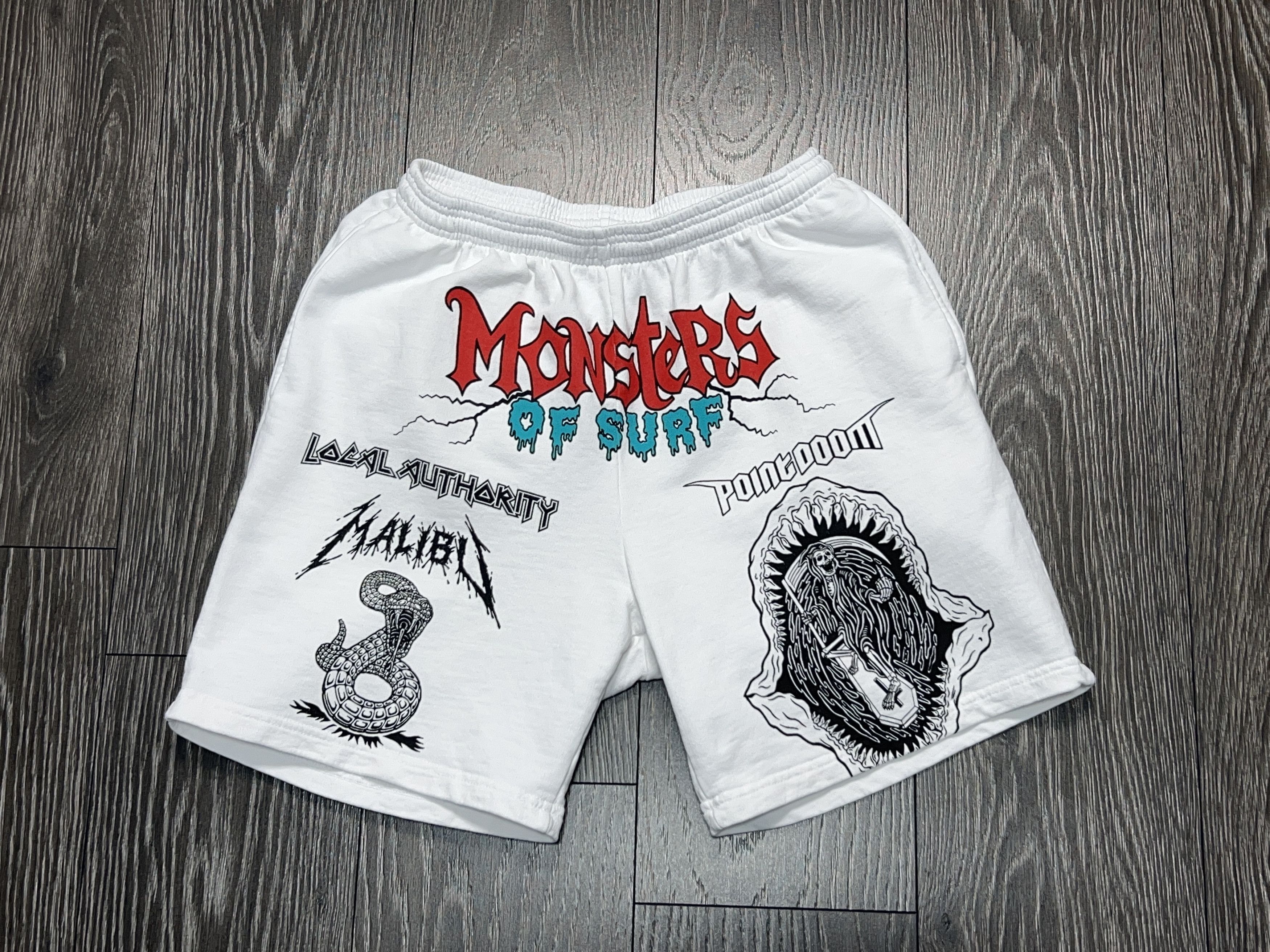 Local Authority 🇺🇸 Mens Los Angeles USA Monsters of Surf Short Big Logo Size US 32 / EU 48 - 1 Thumbnail