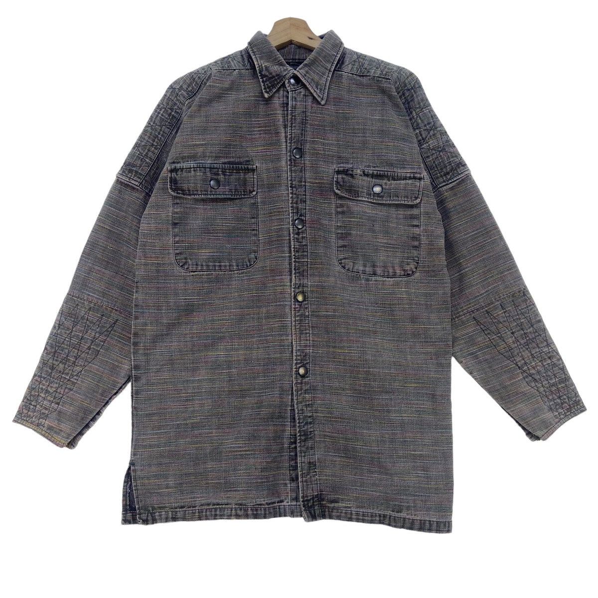 Japanese Brand Vtg Japanese Brand Traditional Sashiko Kendo Boro Jacket Size US M / EU 48-50 / 2 - 2 Thumbnail