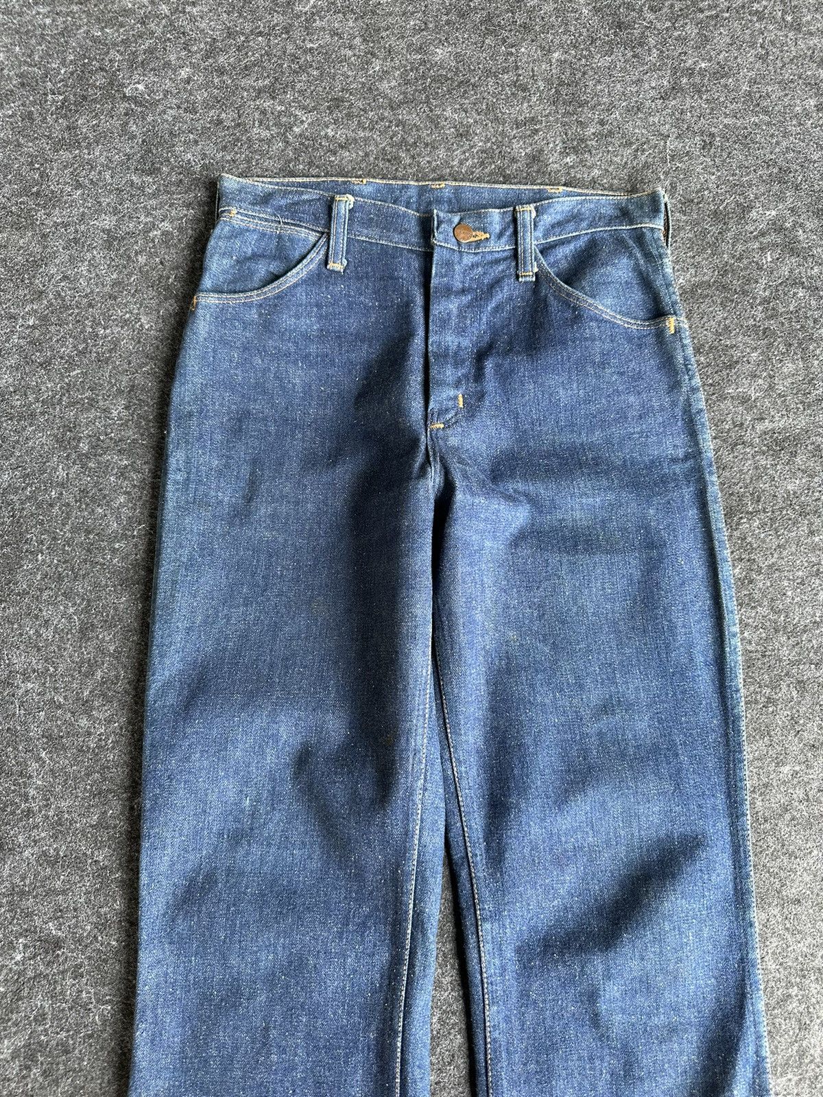 Wrangler Rare 60s Maverick Bluebell Bootcut Rare Denim D431 Size US 29 - 2 Thumbnail