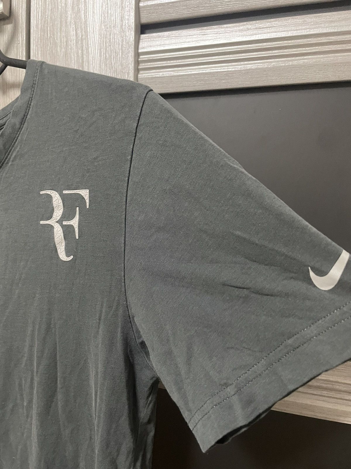 Nike × Vintage Vintage 00s Roger Federer Nike Autograph tee Tennis black Size US S / EU 44-46 / 1 - 3 Thumbnail
