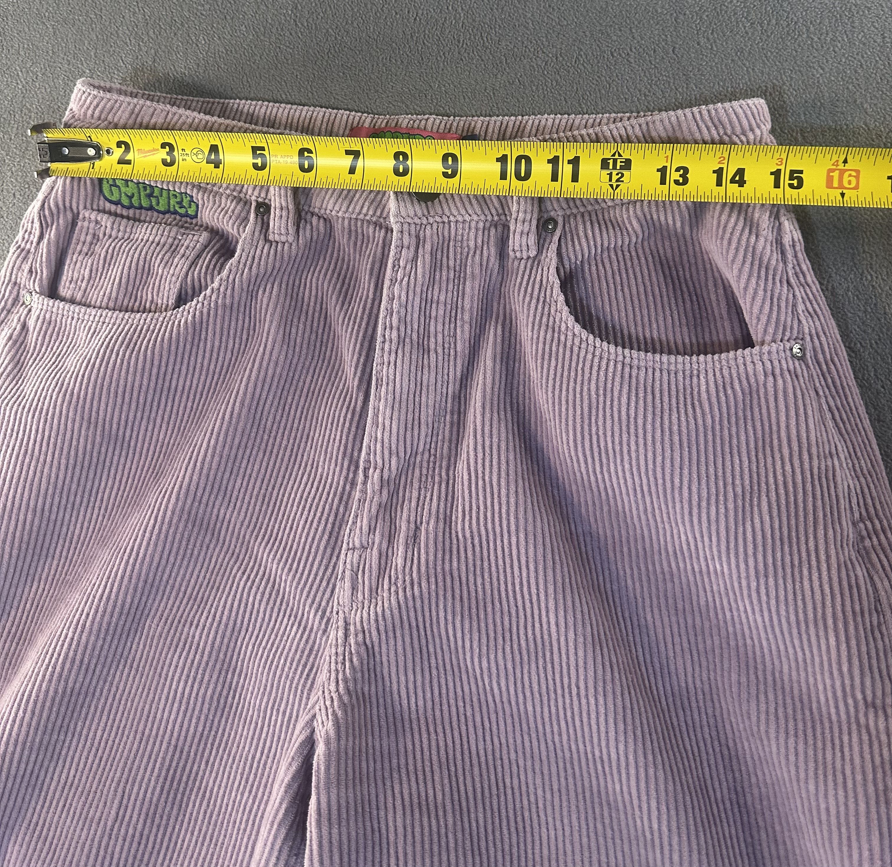Empyre Empyre Tori Sk8 Baggy Corduroy Pants Sz 8 lavender 90s Y2K Size 30" / US 8 / IT 44 - 8 Thumbnail