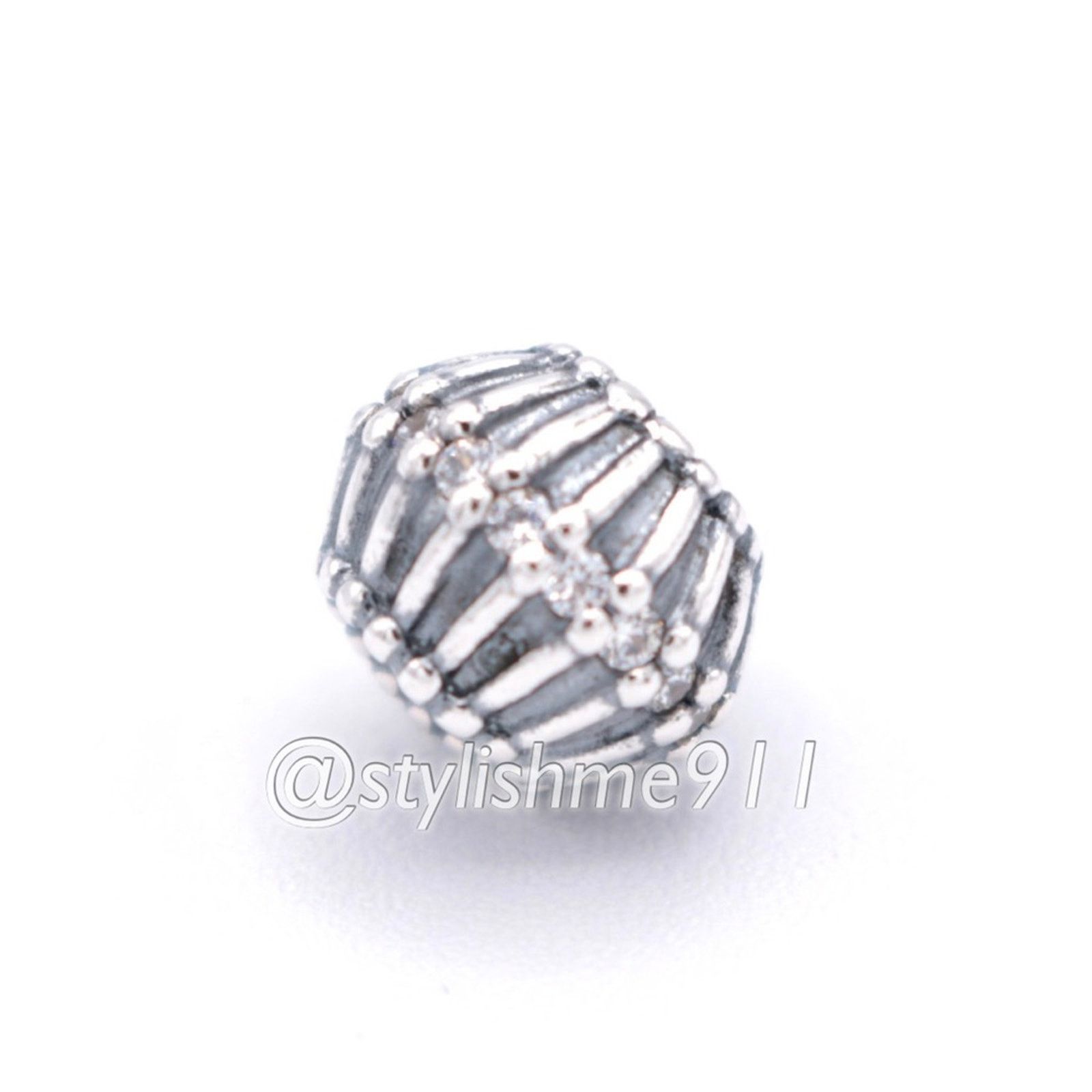 pandora Authentic PANDORA Show Stopper with Black CZ Charm Size ONE SIZE - 8 Thumbnail