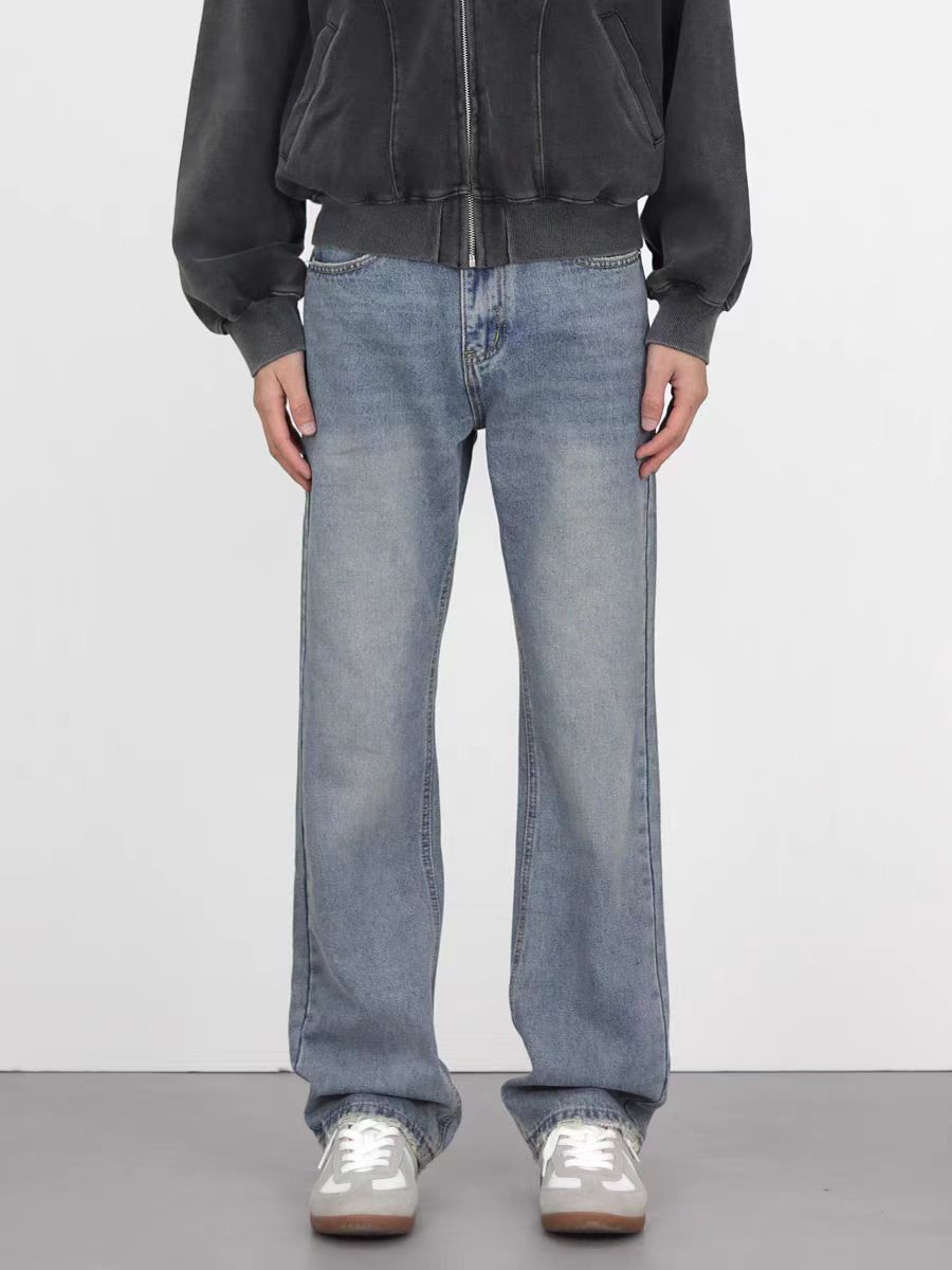 Japanese Brand × Jean Vintage Light Blue Straight Leg Jeans Size US 32 / EU 48 - 1 Thumbnail